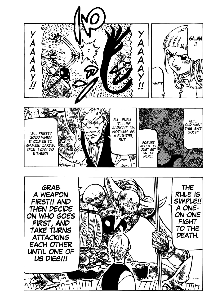 Nanatsu no Taizai Chapter 148 page 14 - Chapter 148: Galland's Game