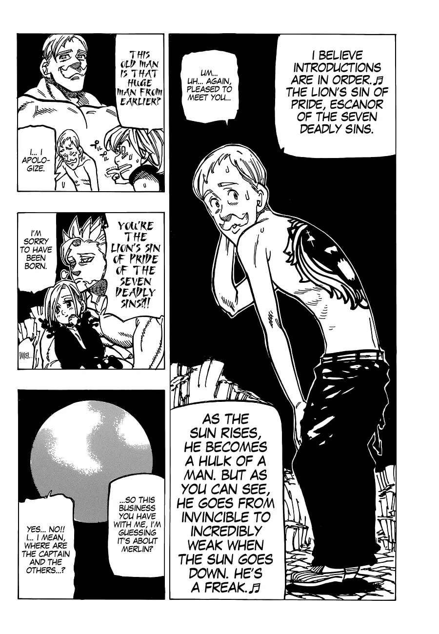 Nanatsu no Taizai Chapter 150 page 13 - Chapter 150: Master of the Sun