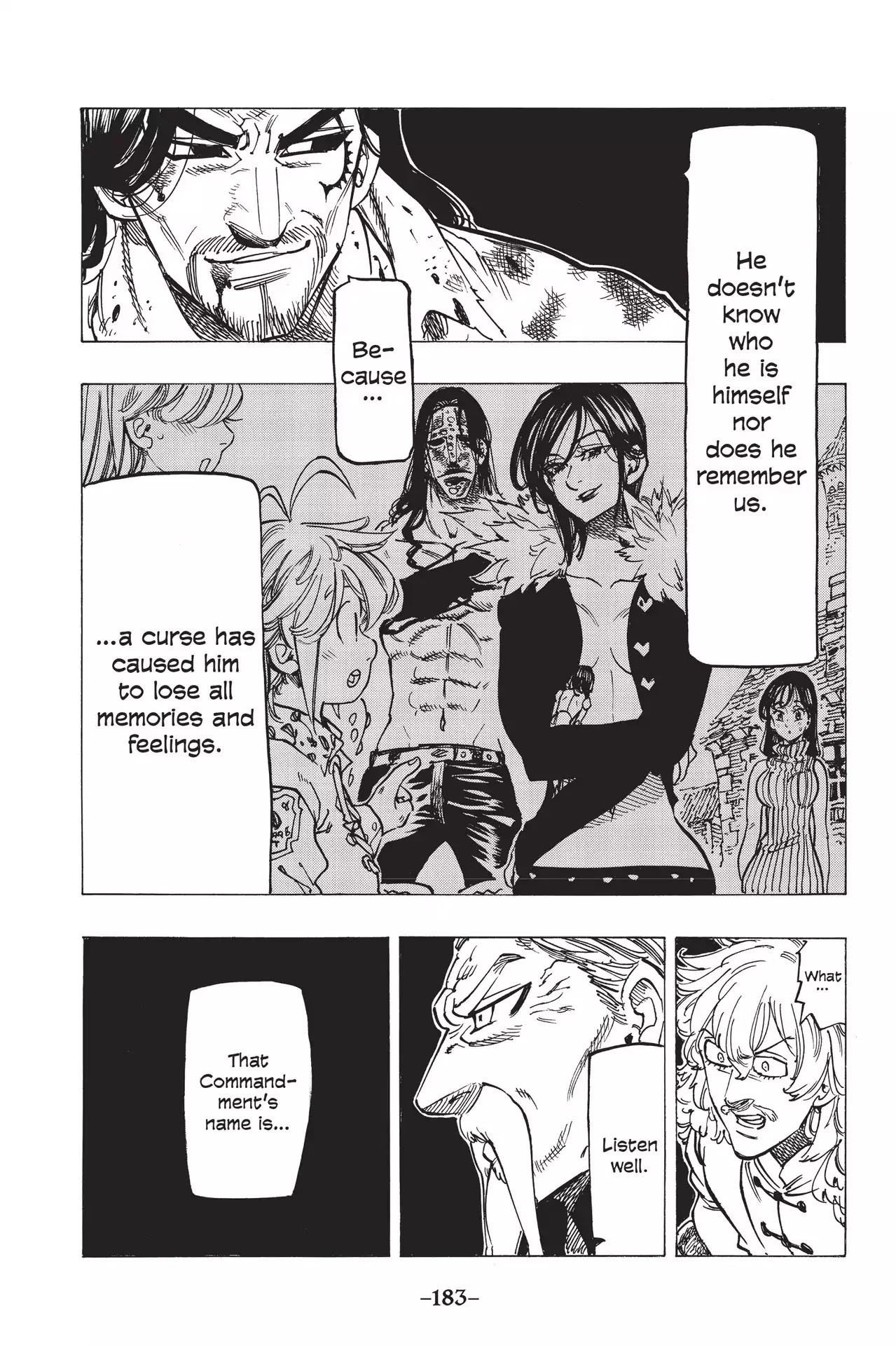 Nanatsu no Taizai Chapter 153 page 22 - Chapter 153: A Bloodcurdling Confession
