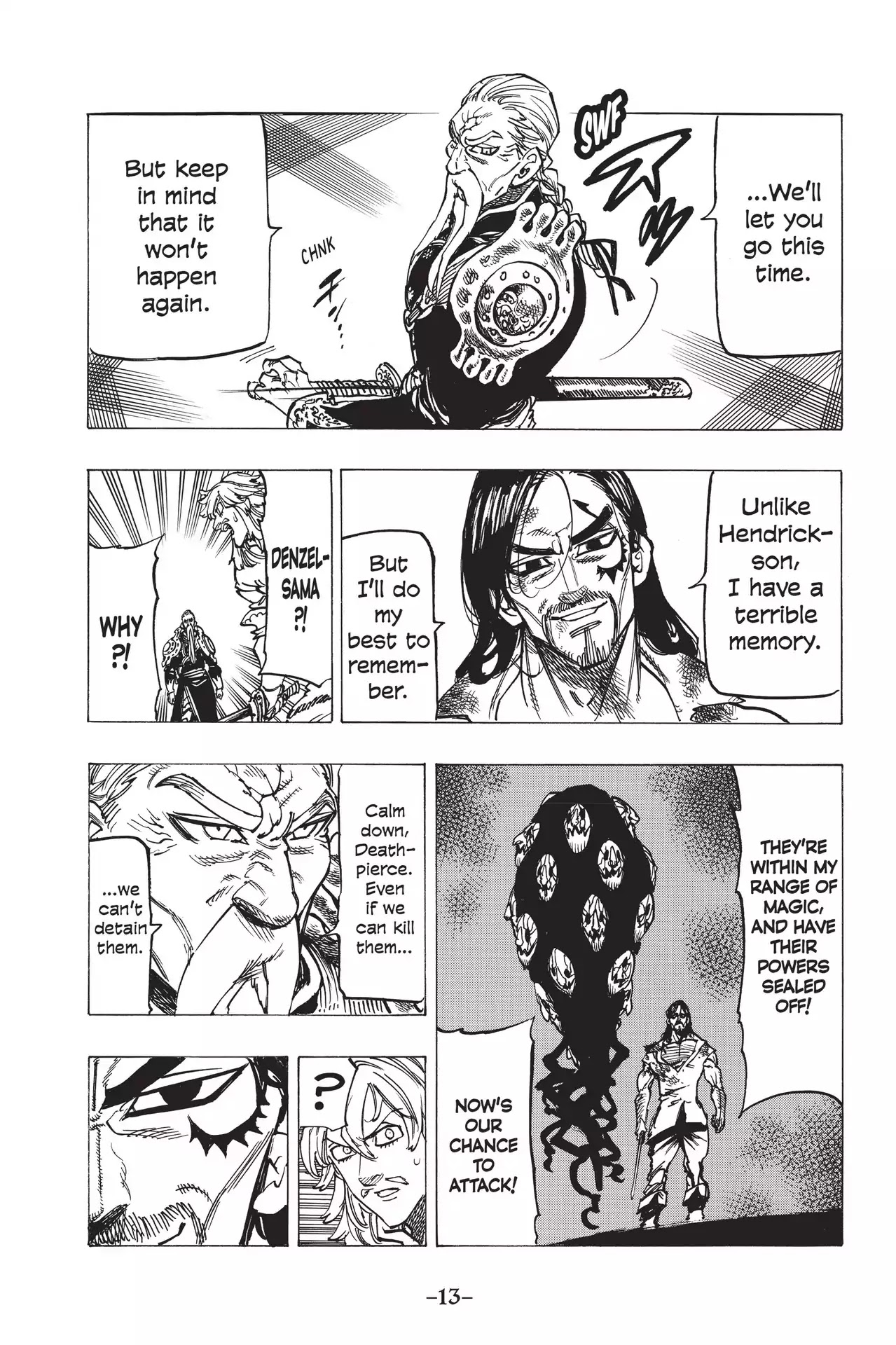 Nanatsu no Taizai Chapter 154 page 14 - Chapter 154: The Demon Smiles