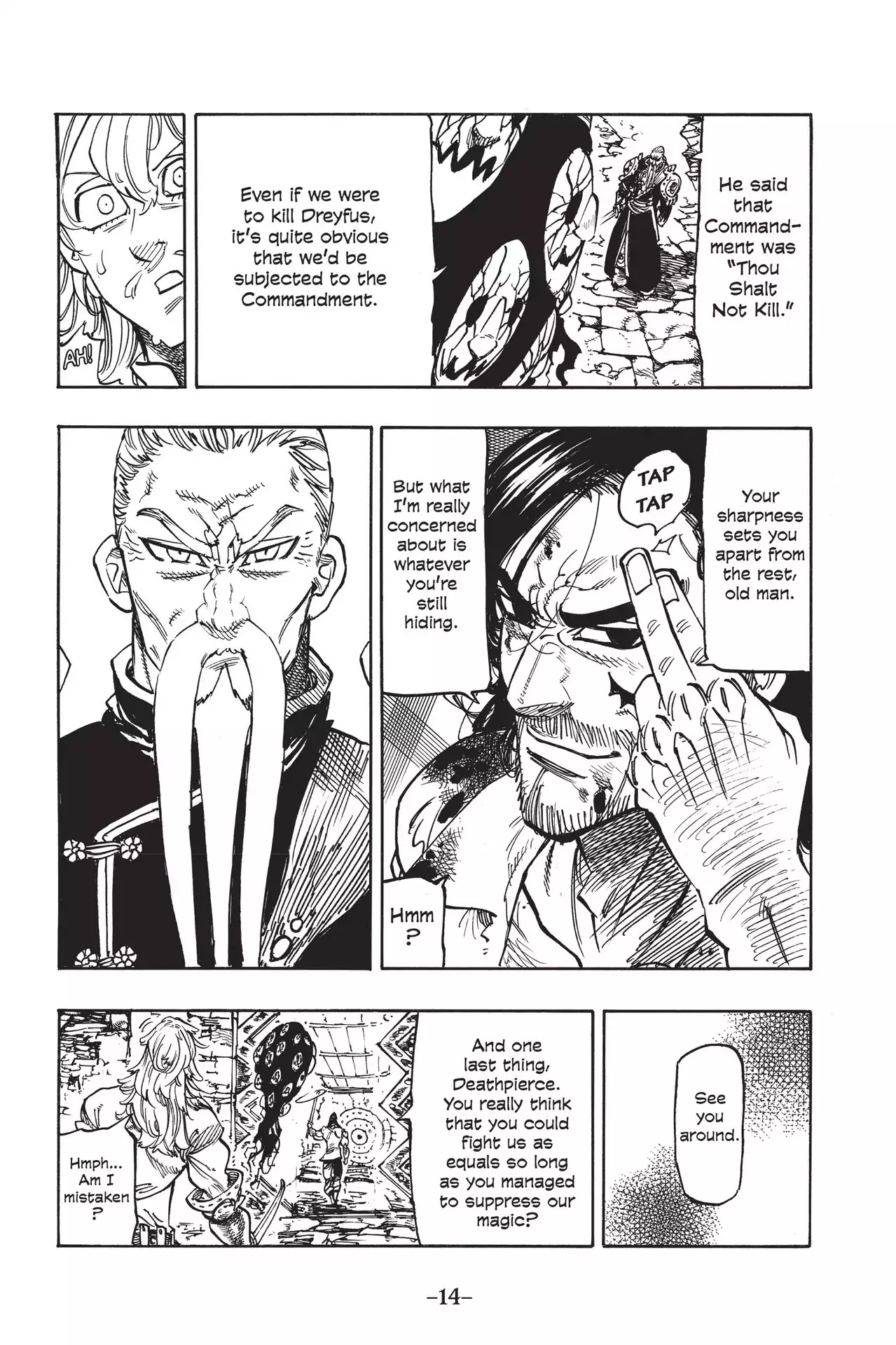 Nanatsu no Taizai Chapter 154 page 15 - Chapter 154: The Demon Smiles