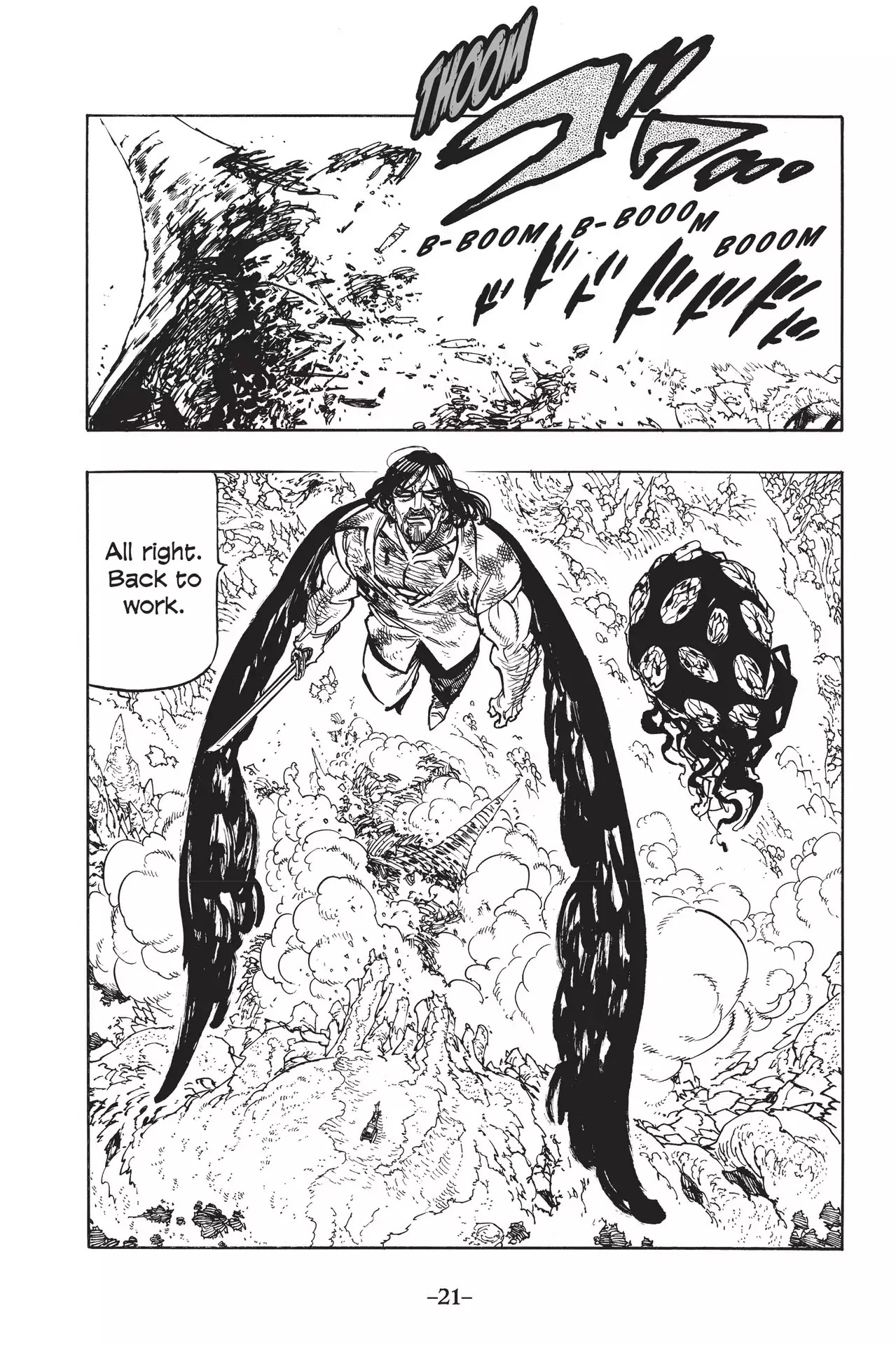 Nanatsu no Taizai Chapter 154 page 22 - Chapter 154: The Demon Smiles