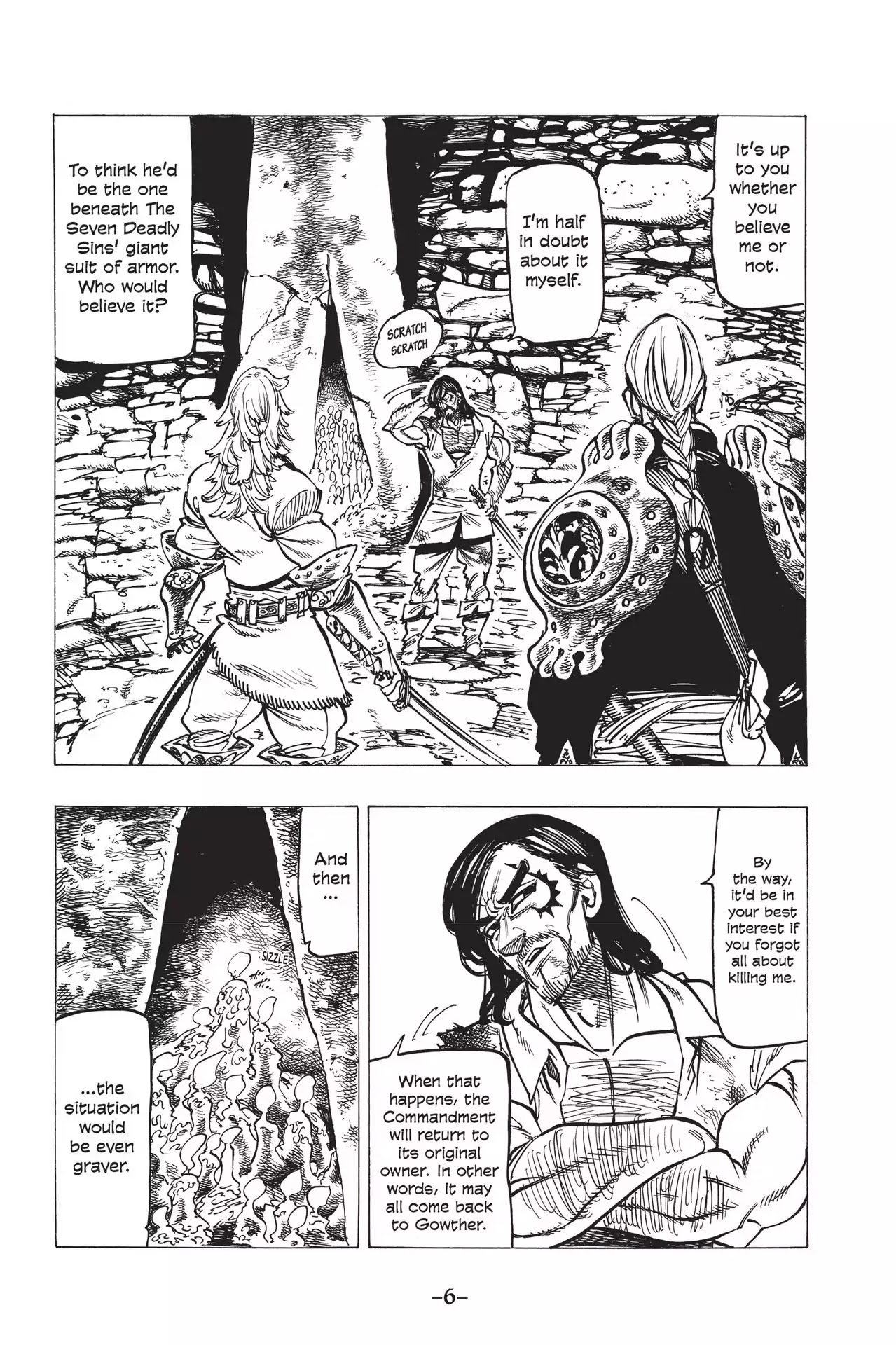 Nanatsu no Taizai Chapter 154 page 7 - Chapter 154: The Demon Smiles