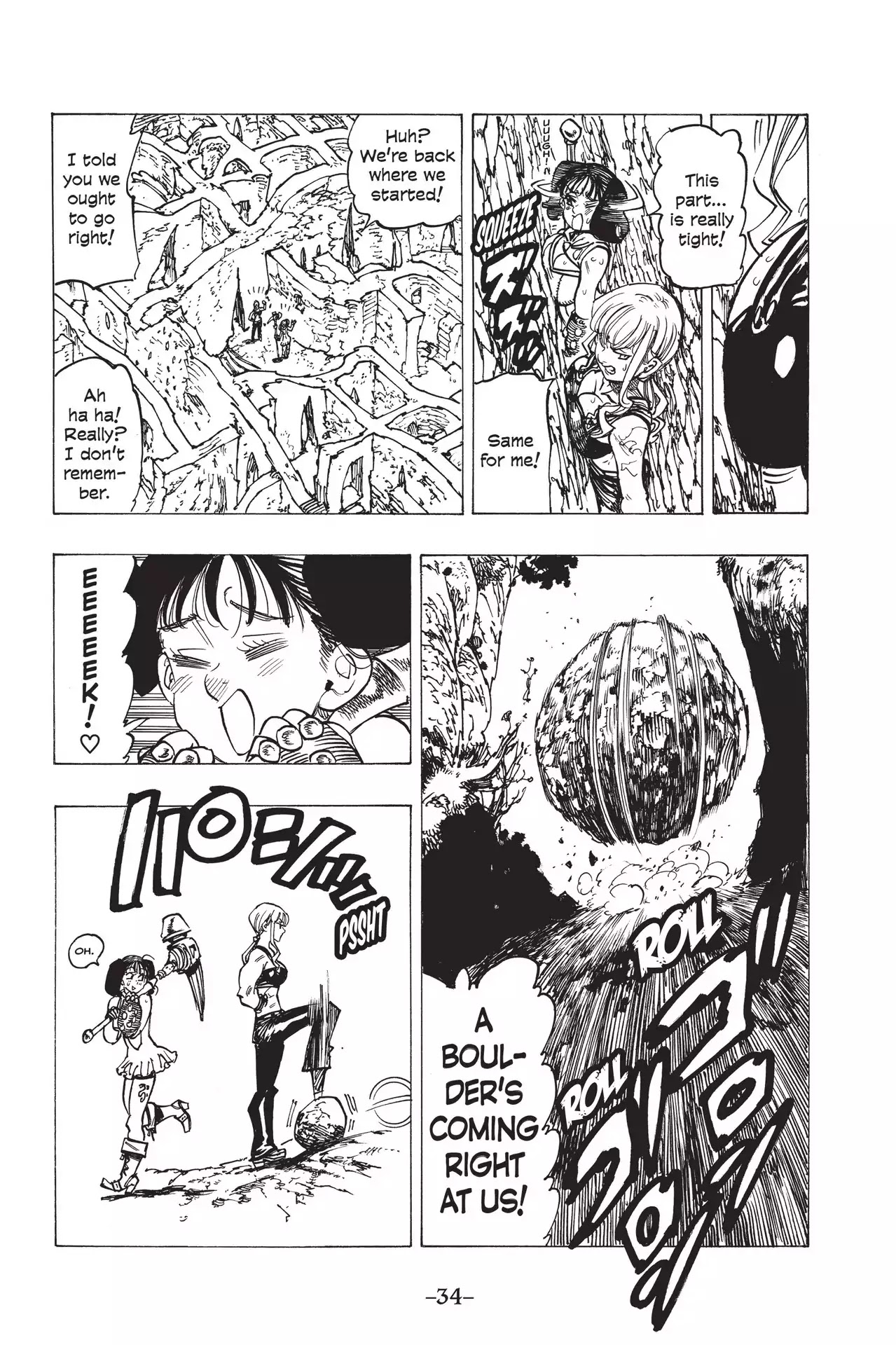 Nanatsu no Taizai Chapter 155 page 11 - Chapter 155: Death-Trap Maze
