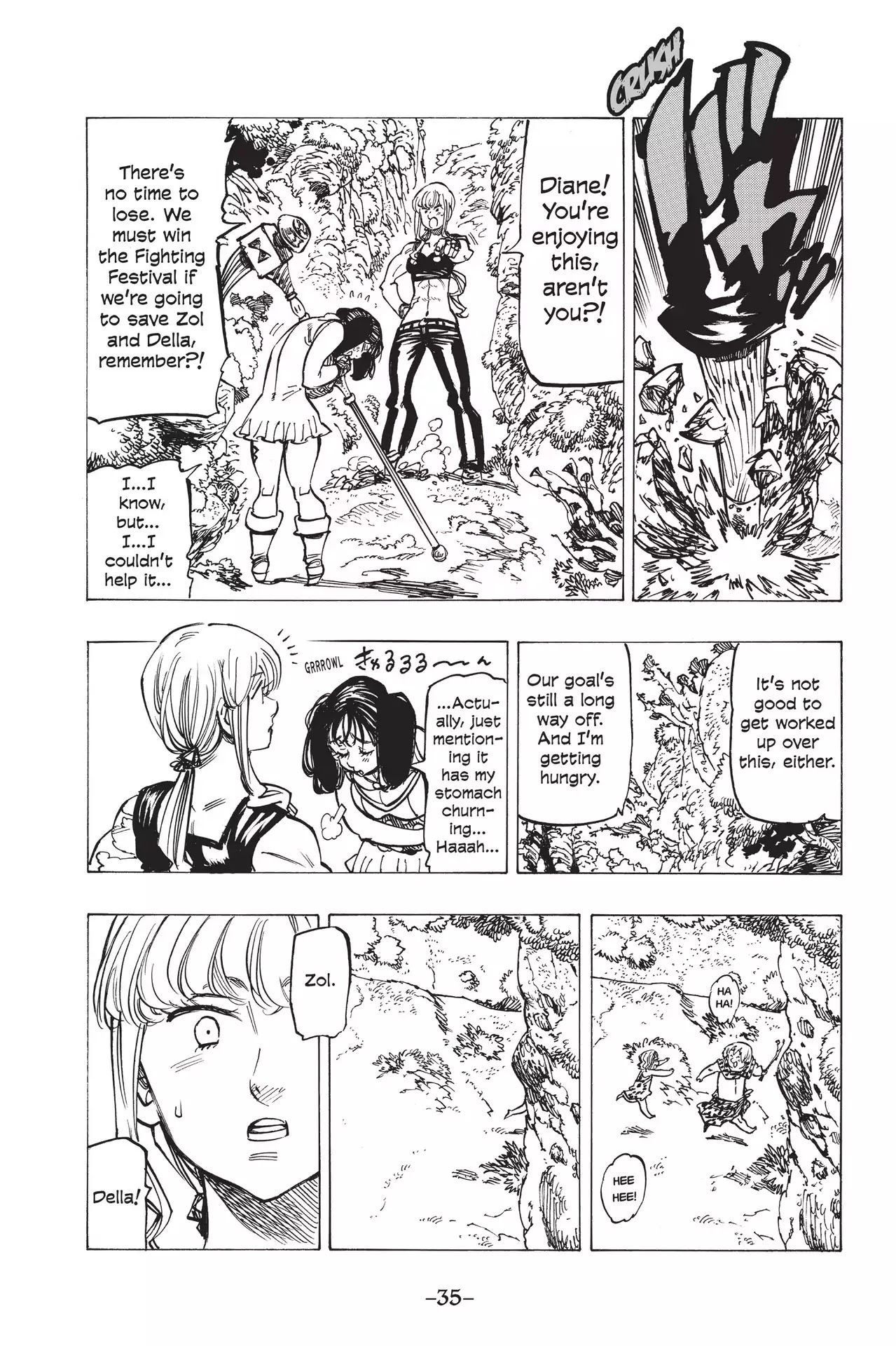Nanatsu no Taizai Chapter 155 page 12 - Chapter 155: Death-Trap Maze
