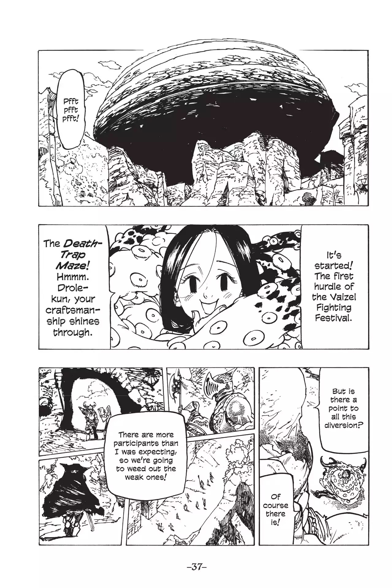 Nanatsu no Taizai Chapter 155 page 14 - Chapter 155: Death-Trap Maze