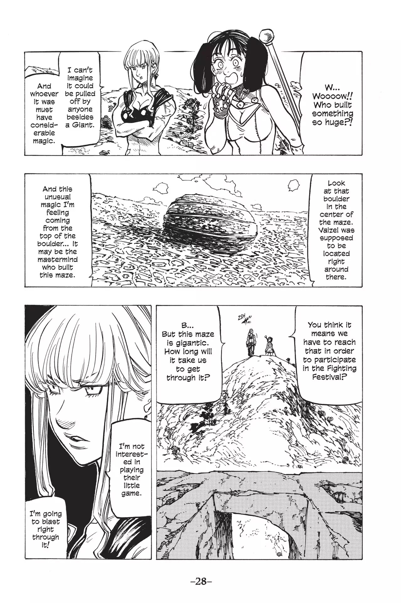 Nanatsu no Taizai Chapter 155 page 5 - Chapter 155: Death-Trap Maze