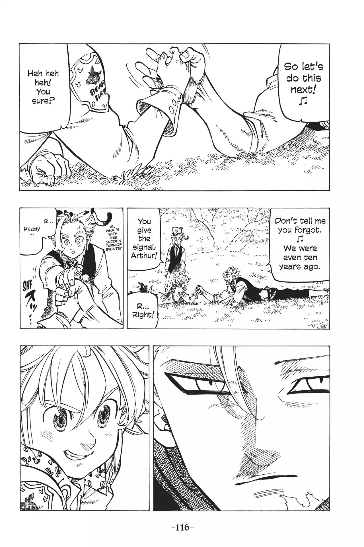 Nanatsu no Taizai Chapter 159 page 13 - Chapter 159: No Words Necessary