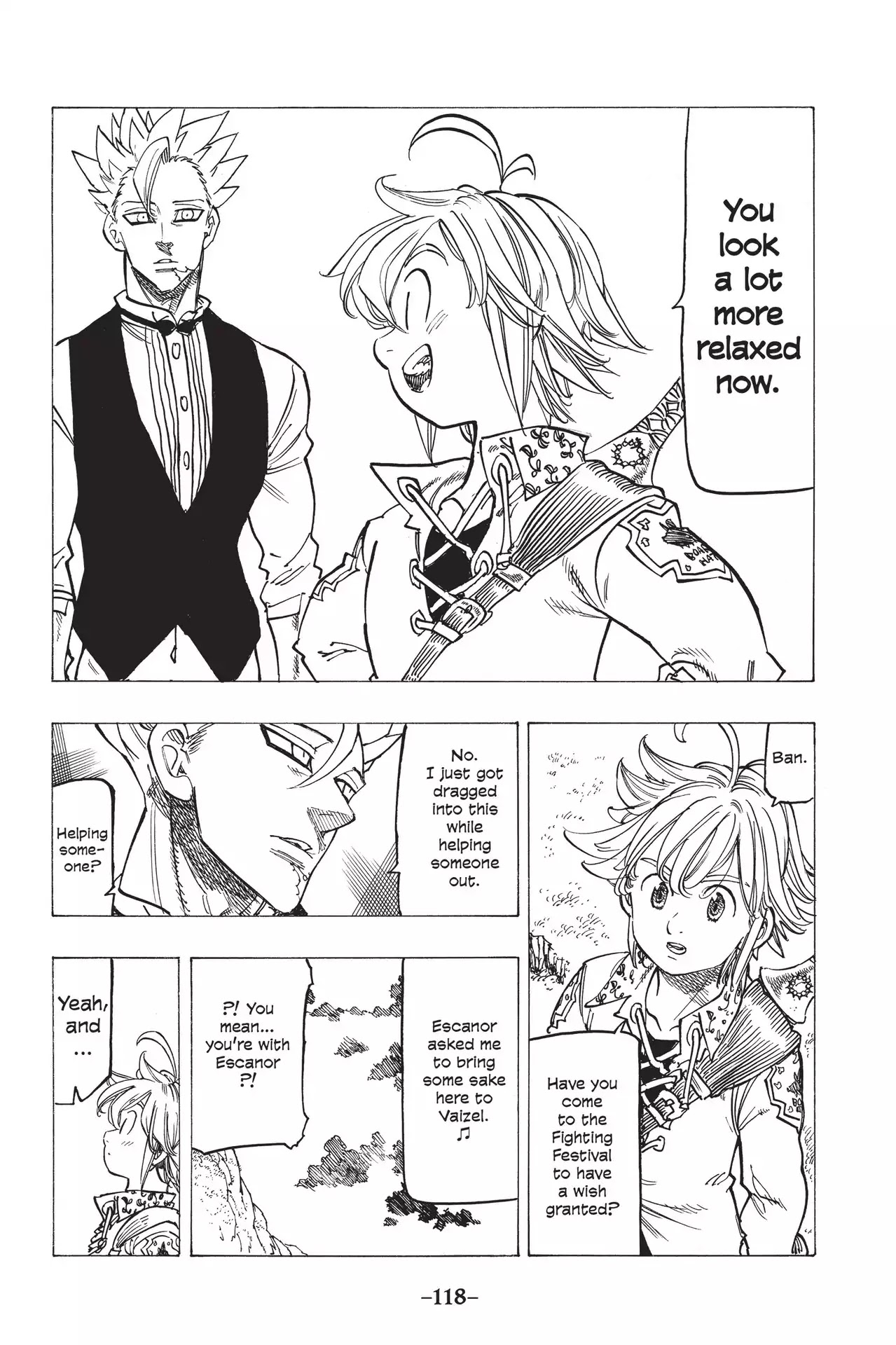 Nanatsu no Taizai Chapter 159 page 15 - Chapter 159: No Words Necessary