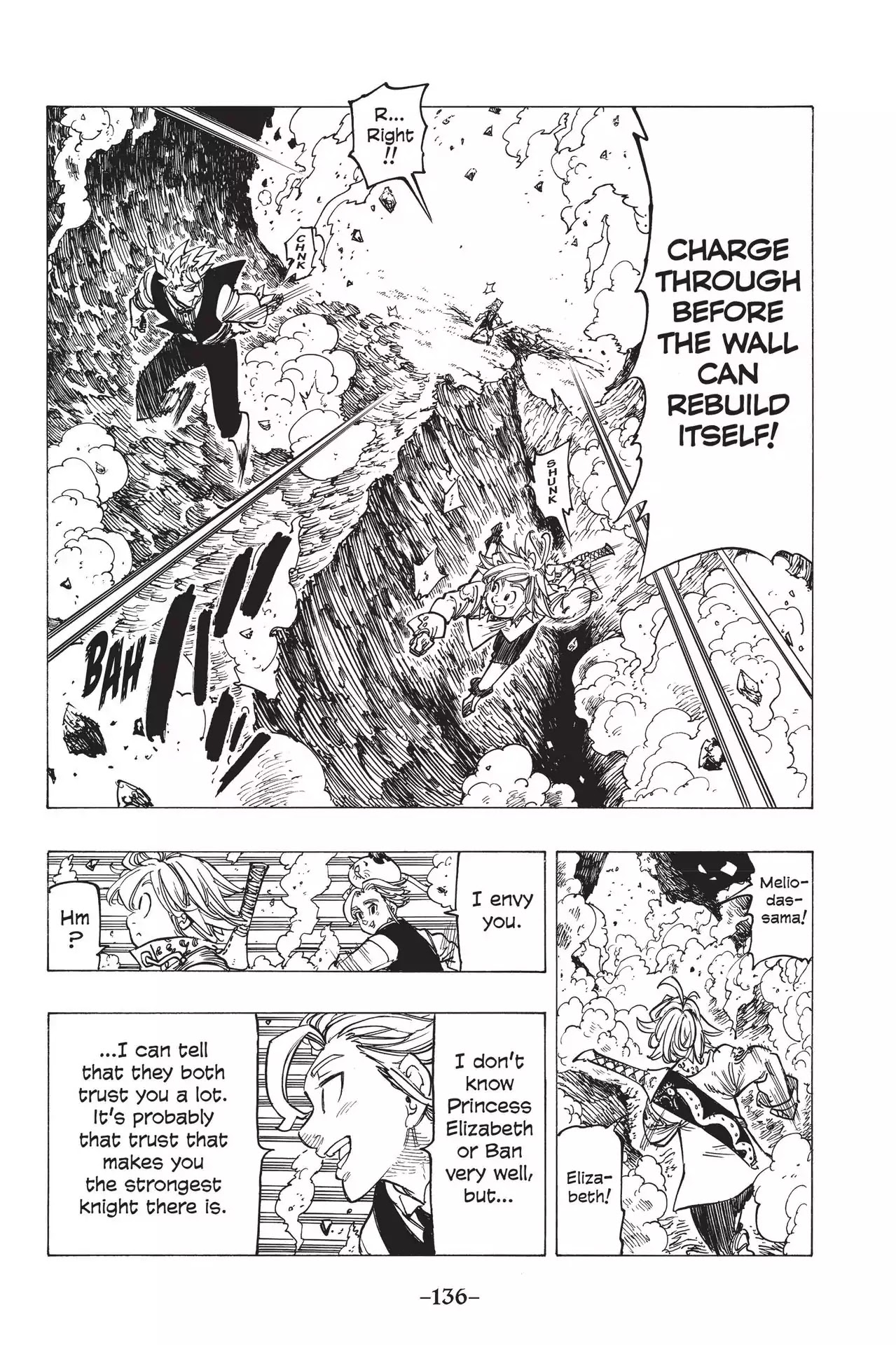 Nanatsu no Taizai Chapter 160 page 12 - Chapter 160: Go!! Break Through
