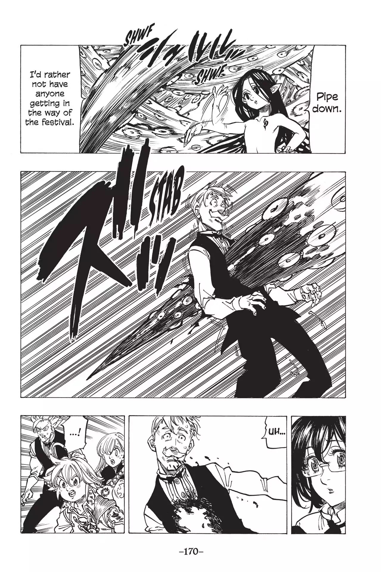 Nanatsu no Taizai Chapter 162 page 6 - Chapter 162: Who Will Share Their Fate?!
