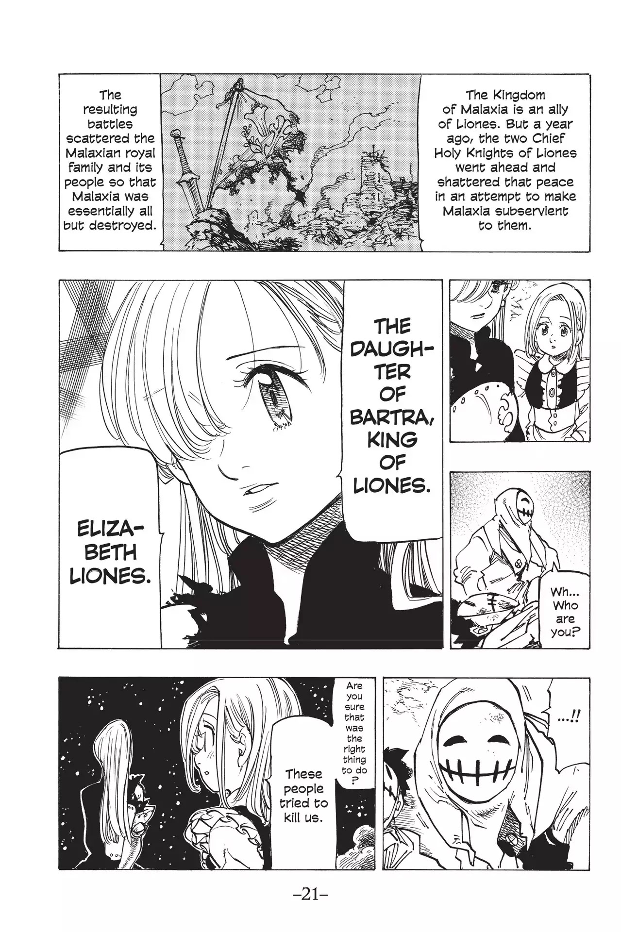 Nanatsu no Taizai Chapter 163 page 22 - Chapter 163: The Princess & The Saint
