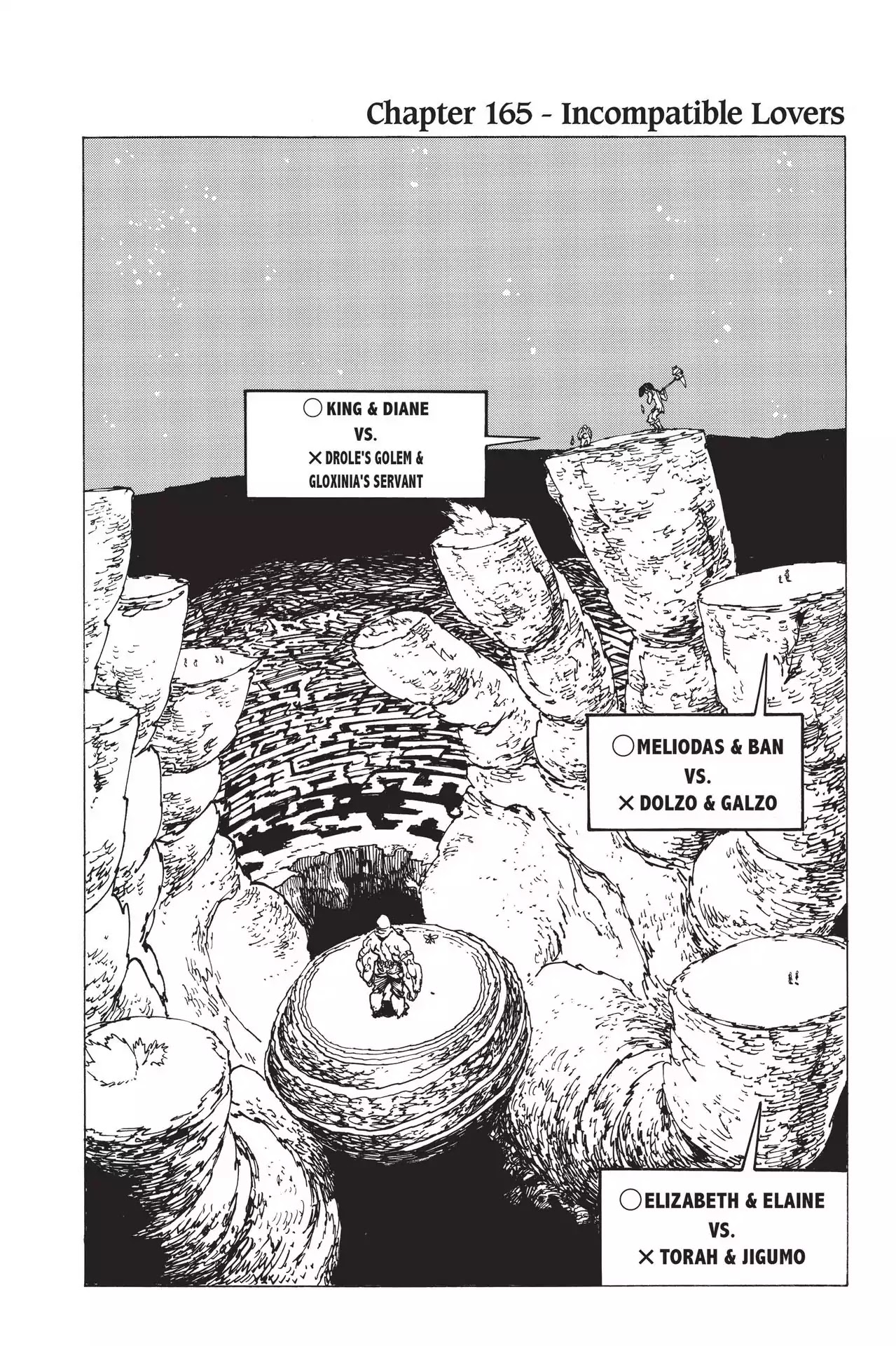 Nanatsu no Taizai Chapter 165 page 1 - Chapter 165: Incompatible Lovers