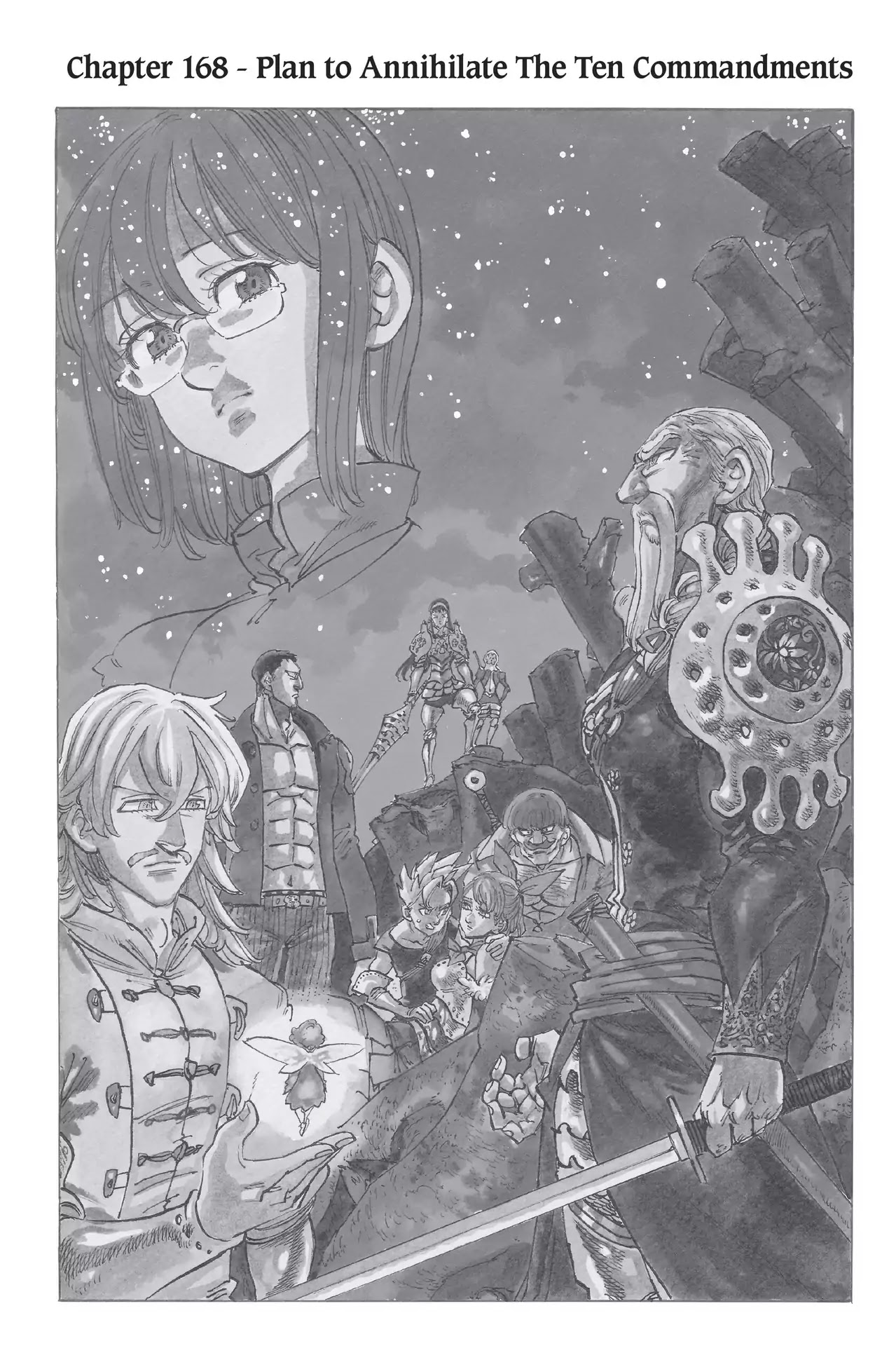 Nanatsu no Taizai Chapter 168 page 1 - Chapter 168: Plan to Annihilate The Ten Commandments