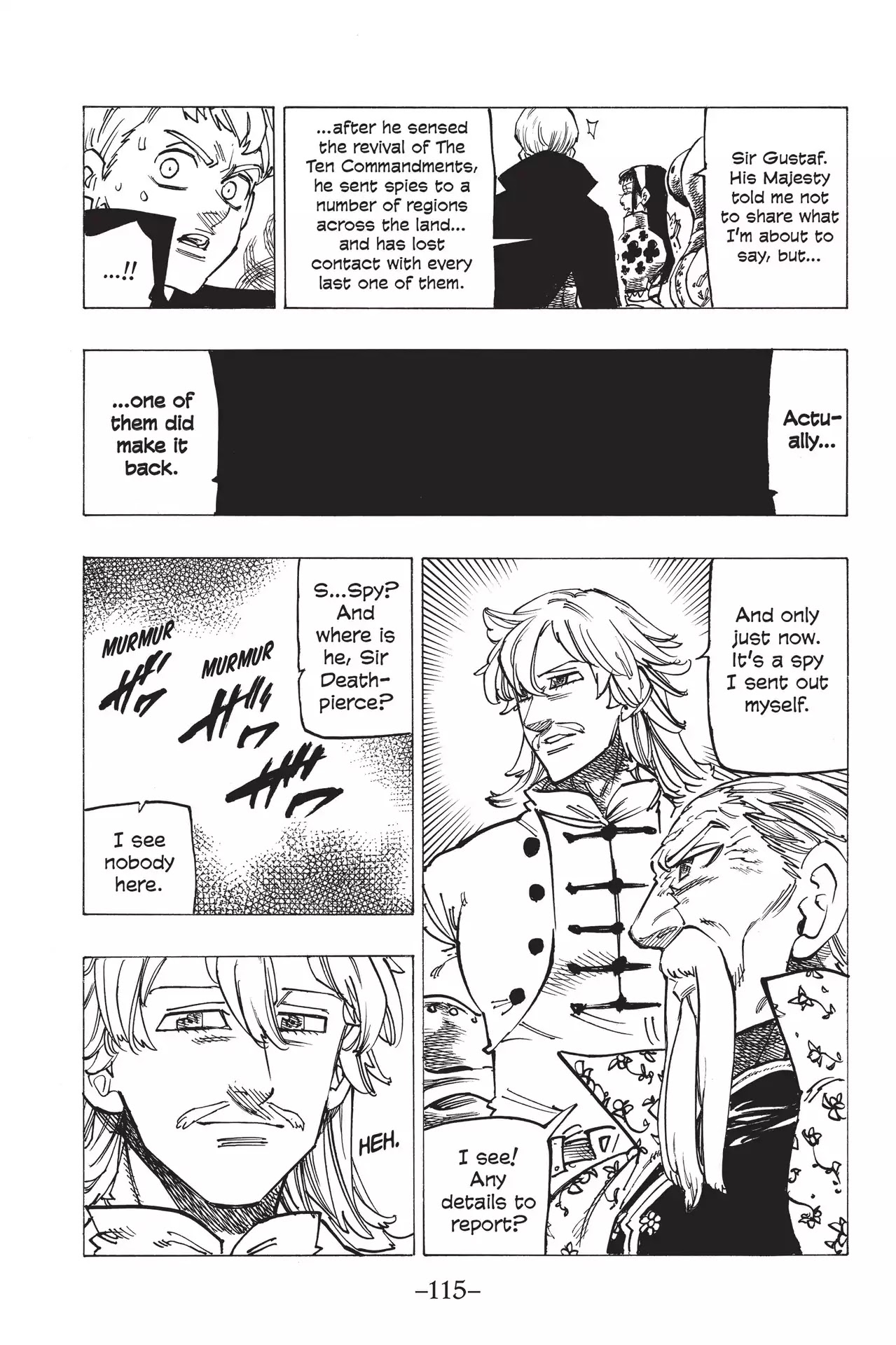 Nanatsu no Taizai Chapter 168 page 12 - Chapter 168: Plan to Annihilate The Ten Commandments