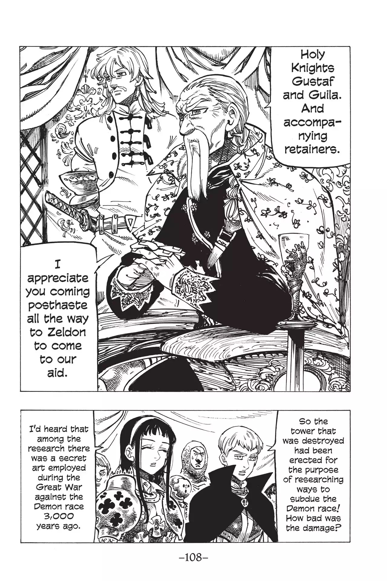 Nanatsu no Taizai Chapter 168 page 5 - Chapter 168: Plan to Annihilate The Ten Commandments