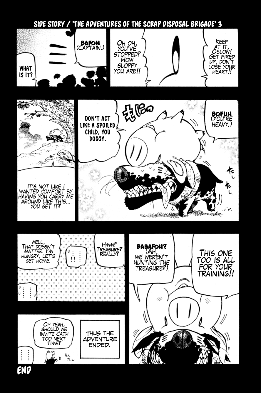 Nanatsu no Taizai Chapter 170.2 page 3 - Chapter 170.2: Side Story: The Adventures of the Scrap Disposal Brigade