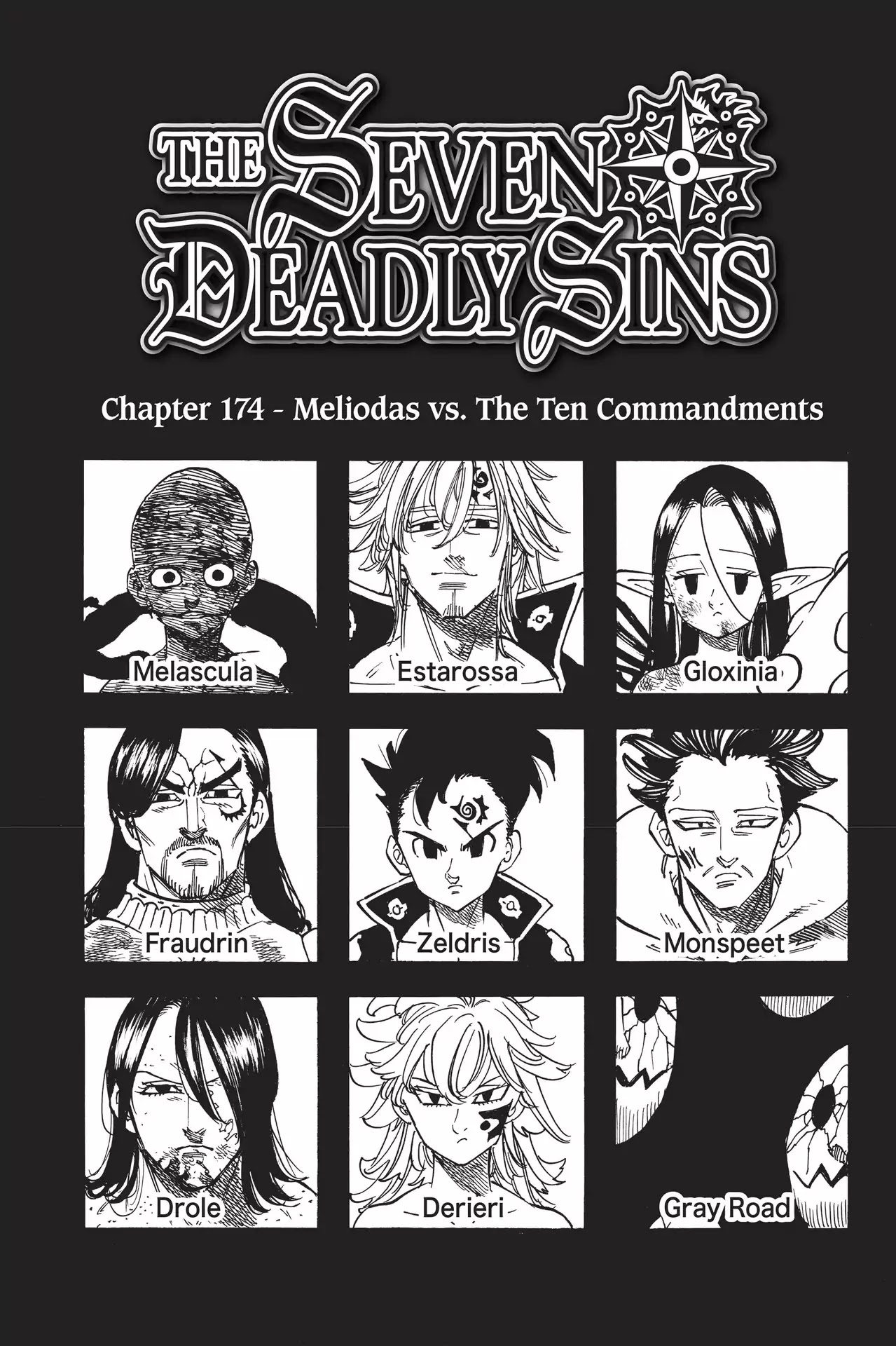 Nanatsu no Taizai Chapter 174 page 1 - Chapter 174: Meliodas vs. The Ten Commandments