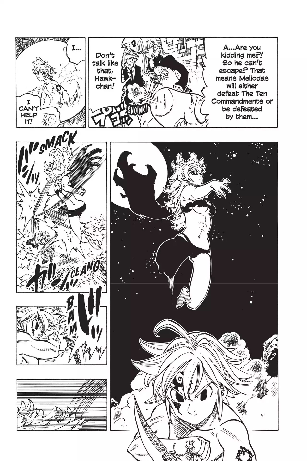 Nanatsu no Taizai Chapter 174 page 12 - Chapter 174: Meliodas vs. The Ten Commandments