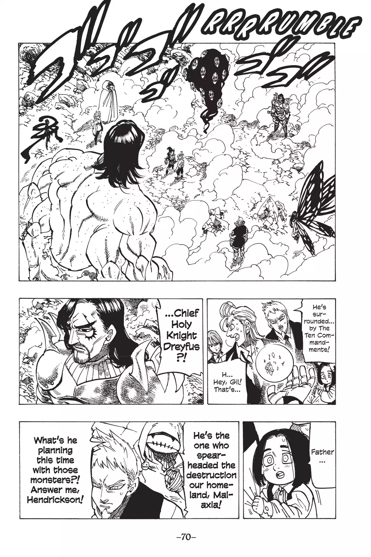 Nanatsu no Taizai Chapter 174 page 2 - Chapter 174: Meliodas vs. The Ten Commandments