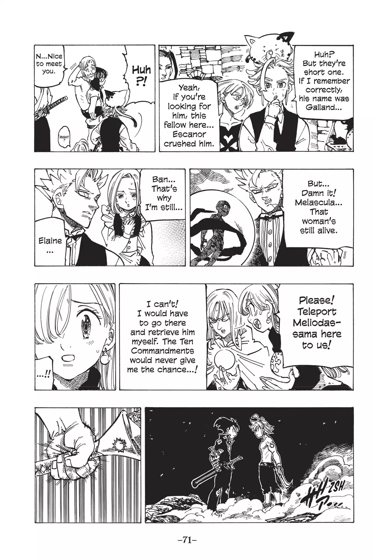 Nanatsu no Taizai Chapter 174 page 3 - Chapter 174: Meliodas vs. The Ten Commandments