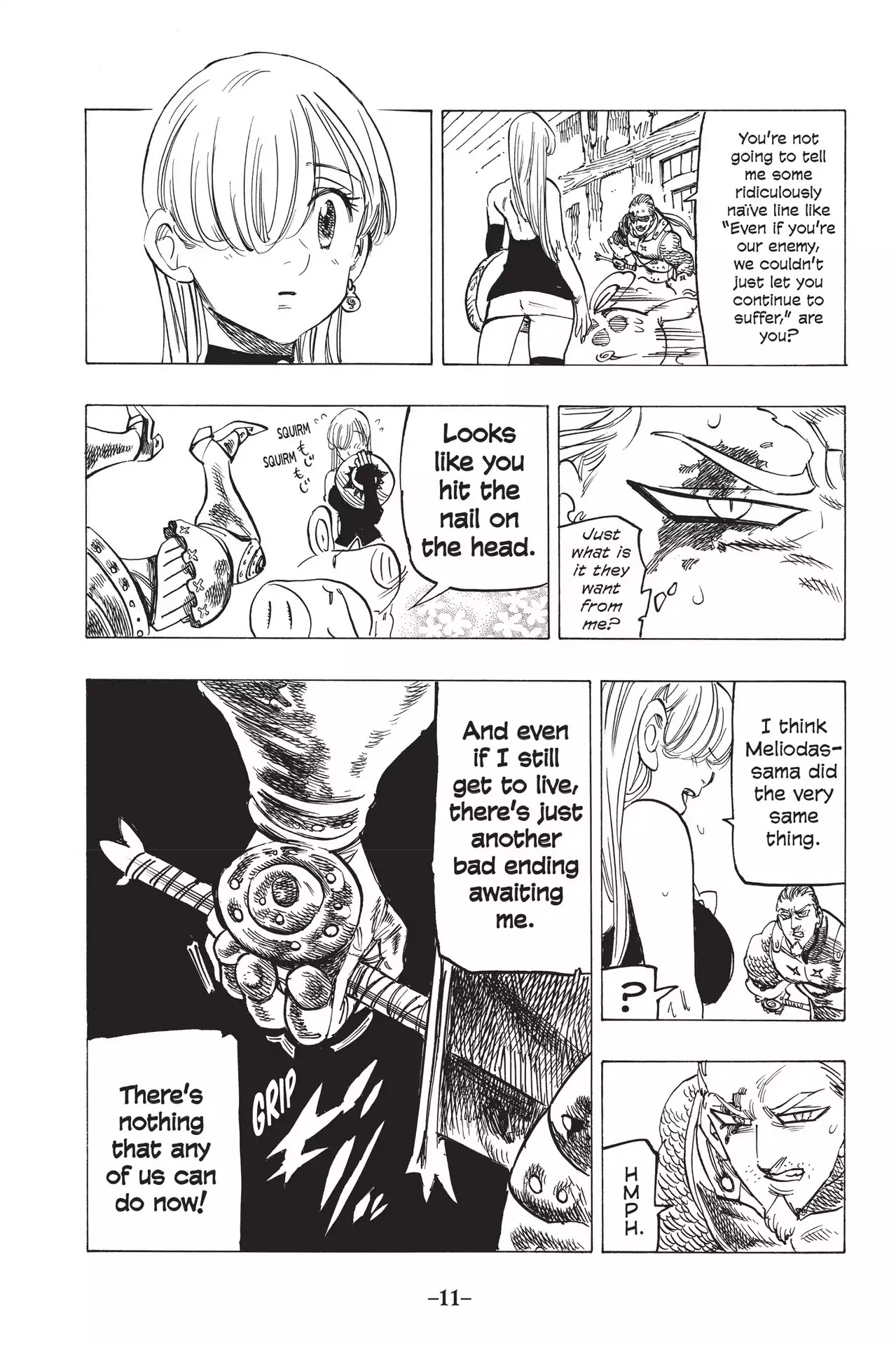 Nanatsu no Taizai Chapter 180 page 12 - Chapter 180: The Wandering Knight