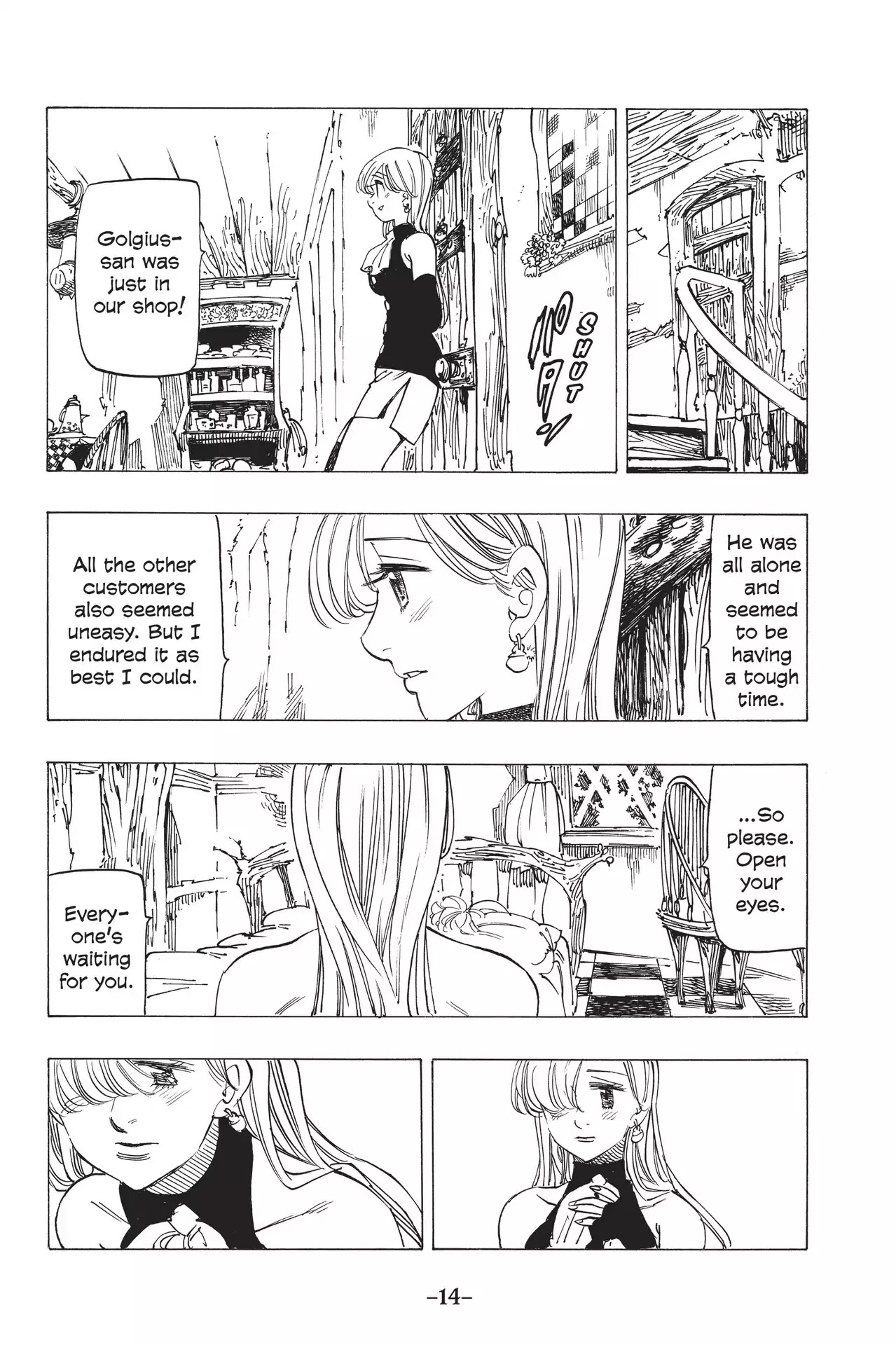 Nanatsu no Taizai Chapter 180 page 15 - Chapter 180: The Wandering Knight