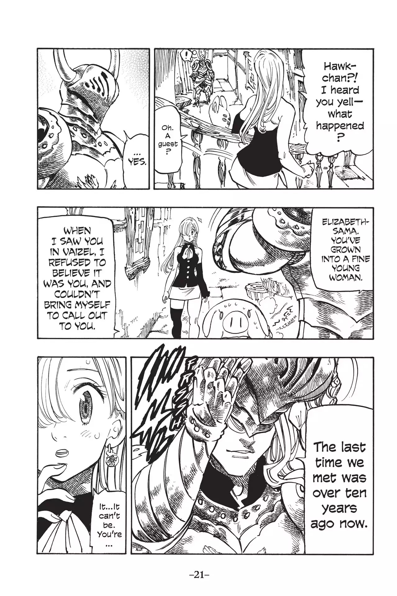 Nanatsu no Taizai Chapter 180 page 21 - Chapter 180: The Wandering Knight