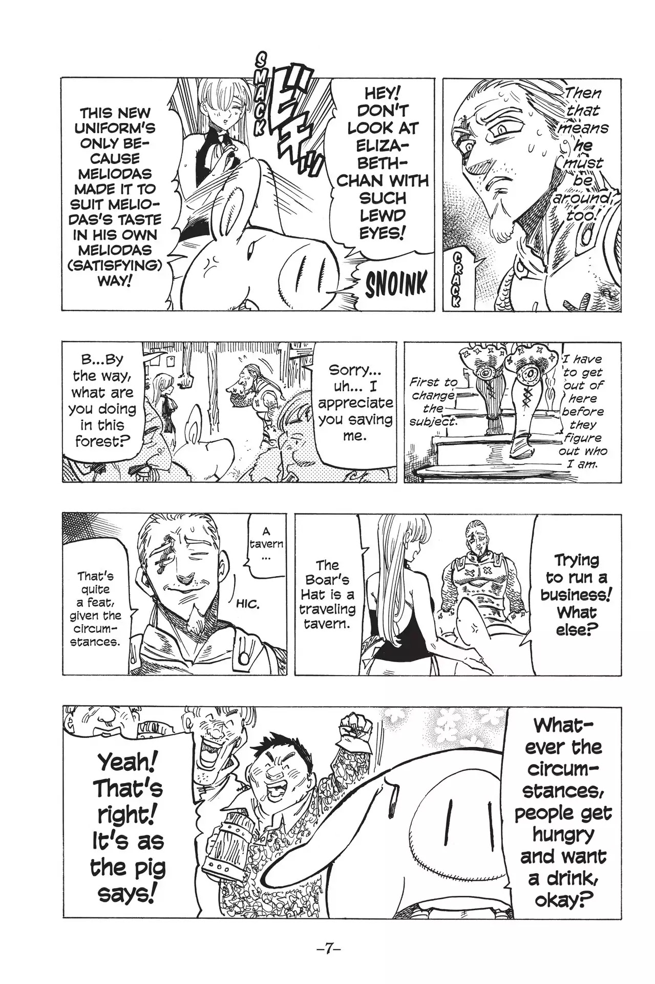Nanatsu no Taizai Chapter 180 page 8 - Chapter 180: The Wandering Knight