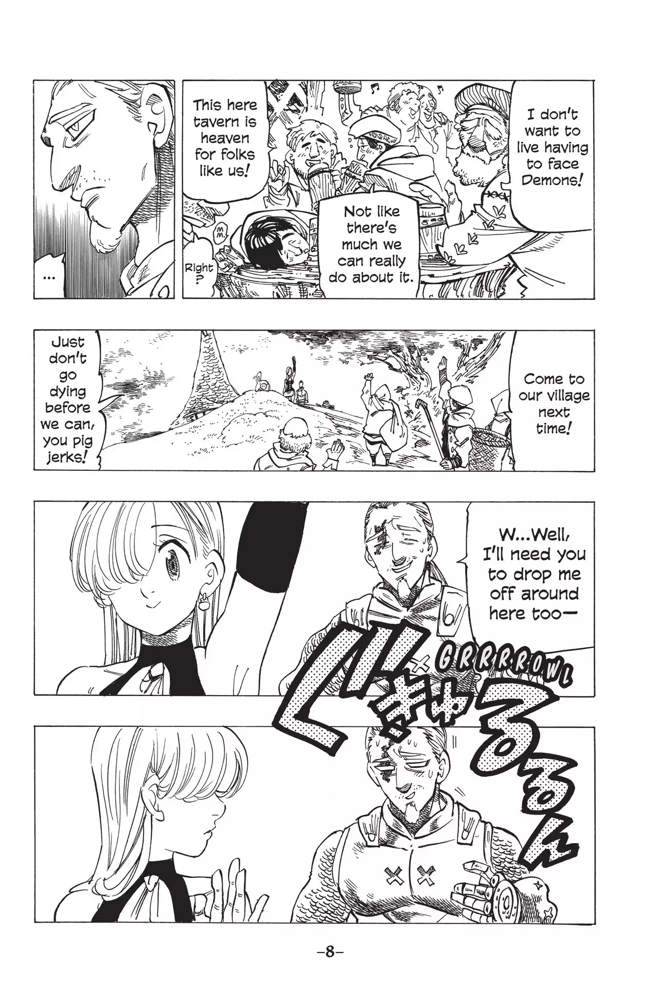 Nanatsu no Taizai Chapter 180 page 9 - Chapter 180: The Wandering Knight