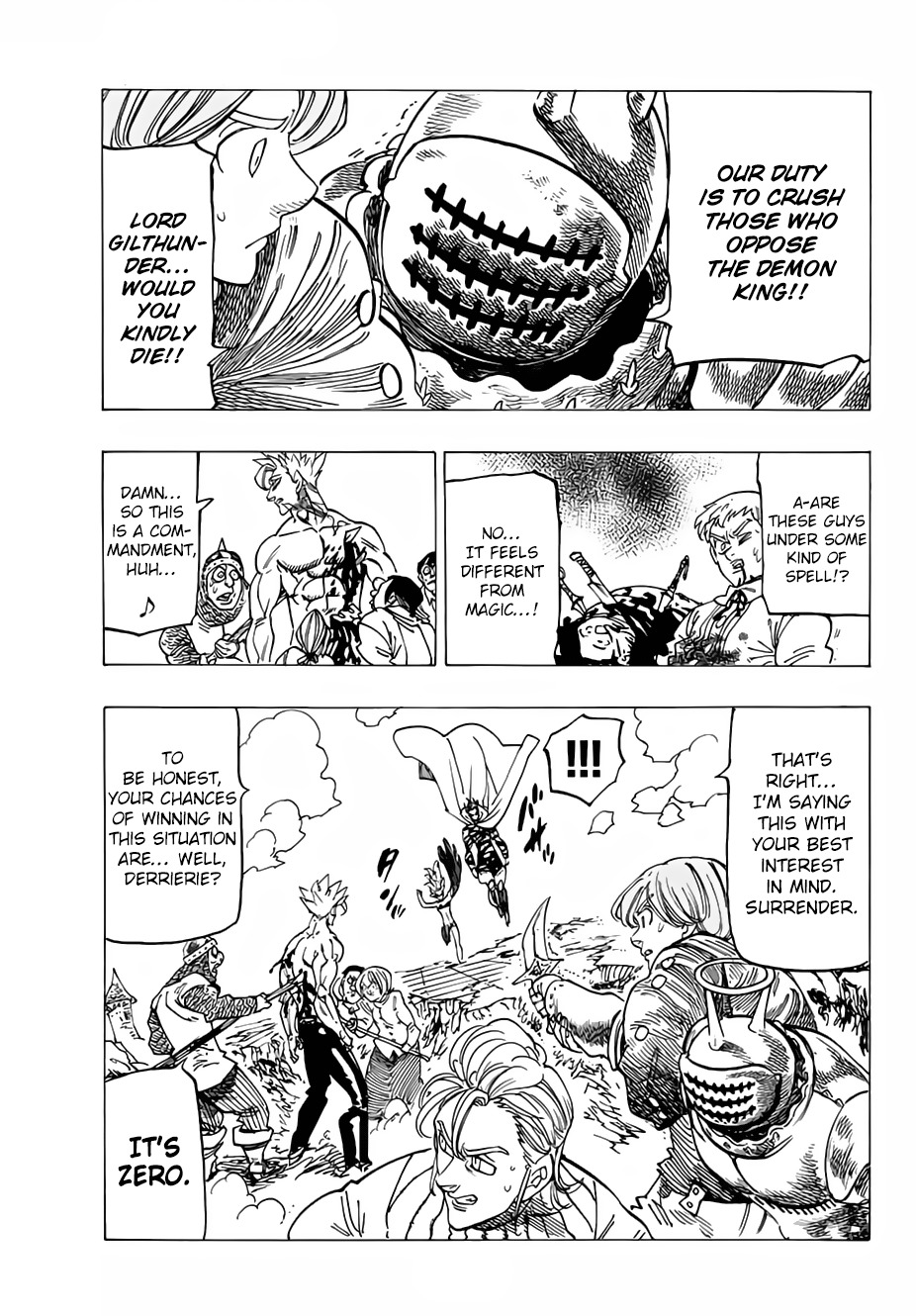 Nanatsu no Taizai Chapter 186 page 10 - Chapter 186 : The Battle for the Defense of Liones