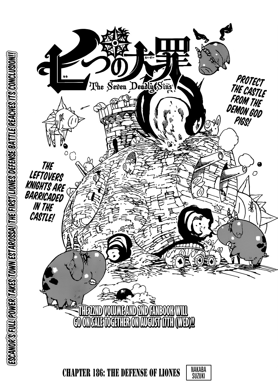 Nanatsu no Taizai Chapter 186 page 2 - Chapter 186 : The Battle for the Defense of Liones