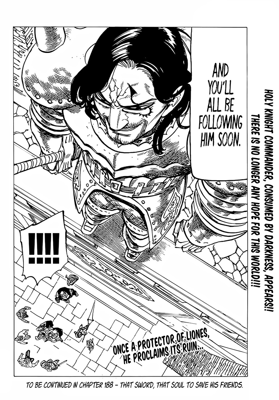 Nanatsu no Taizai Chapter 187 page 16 - Chapter 187 : All Ye Evil-Doers be Smitten