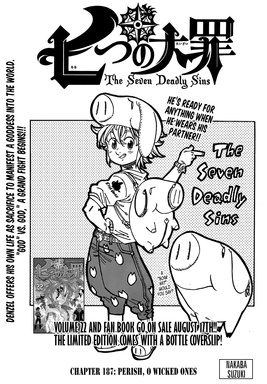 Nanatsu no Taizai Chapter 187 page 2 - Chapter 187 : All Ye Evil-Doers be Smitten