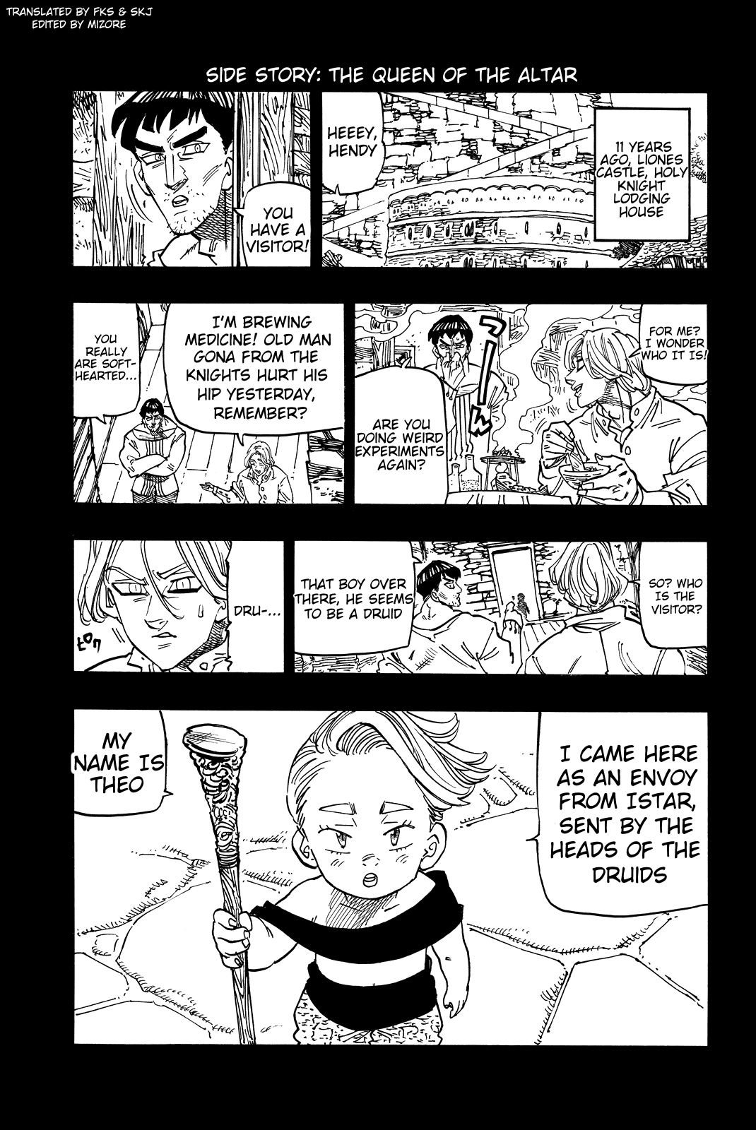 Nanatsu no Taizai Chapter 188.3 page 1 - Chapter 188.3: Side Story: The Queen of the Altar 1