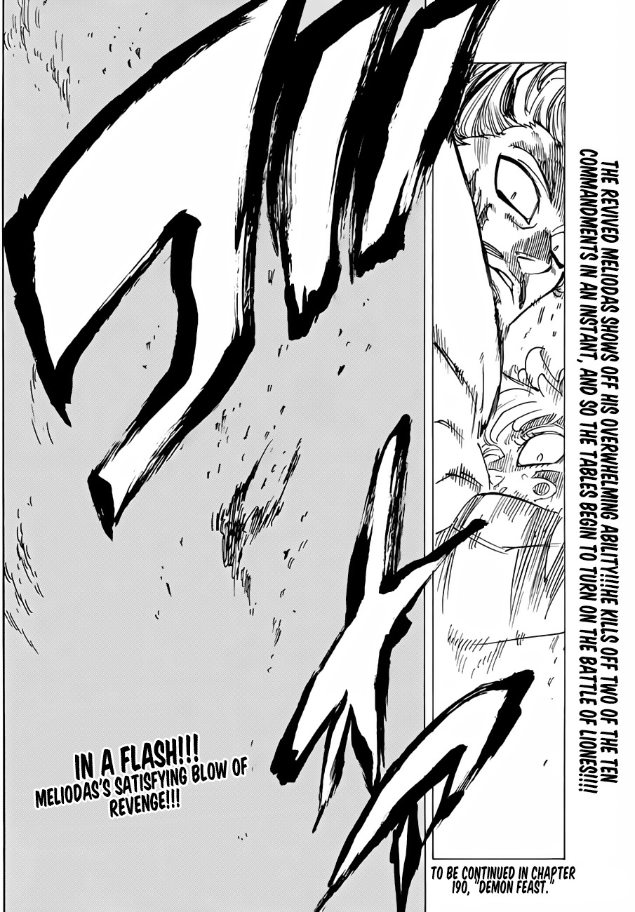 Nanatsu no Taizai Chapter 189 page 20 - Chapter 189 : The Hero Stands!
