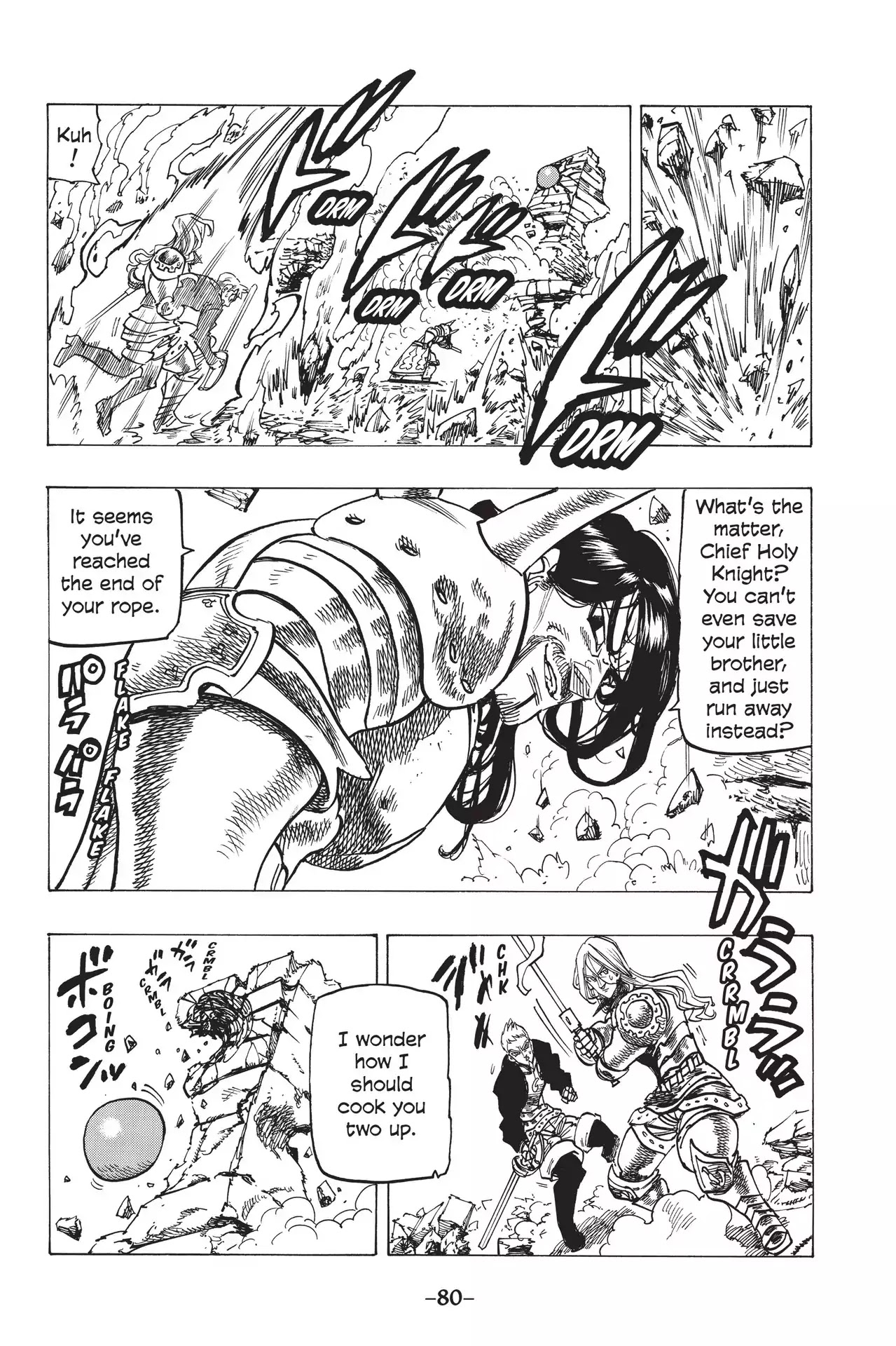 Nanatsu no Taizai Chapter 193 page 4 - Chapter 193: The Determined Chief Holy Knight