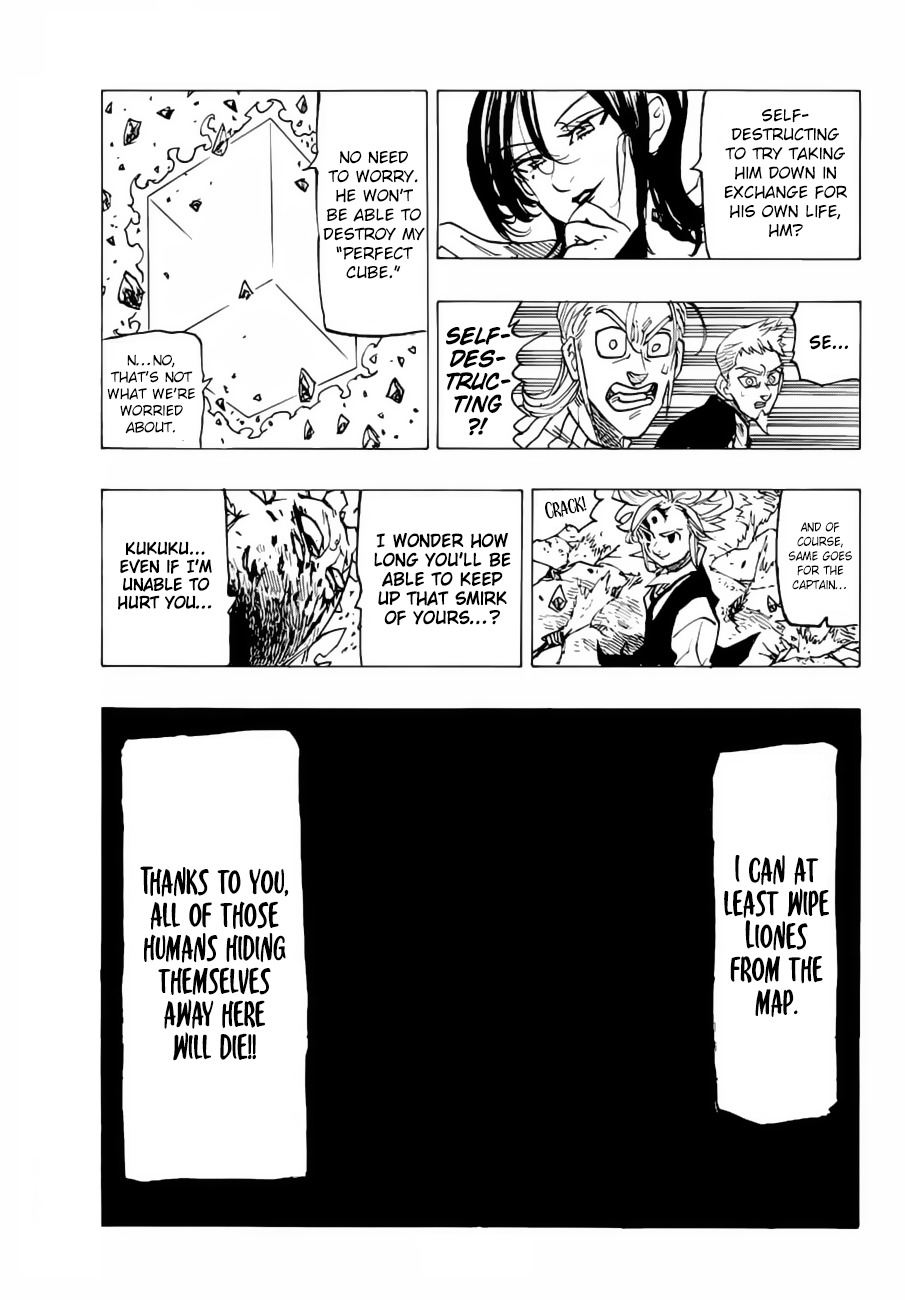 Nanatsu no Taizai Chapter 195 page 12 - Chapter 195 : The Battle for the Defense of Liones Concludes!