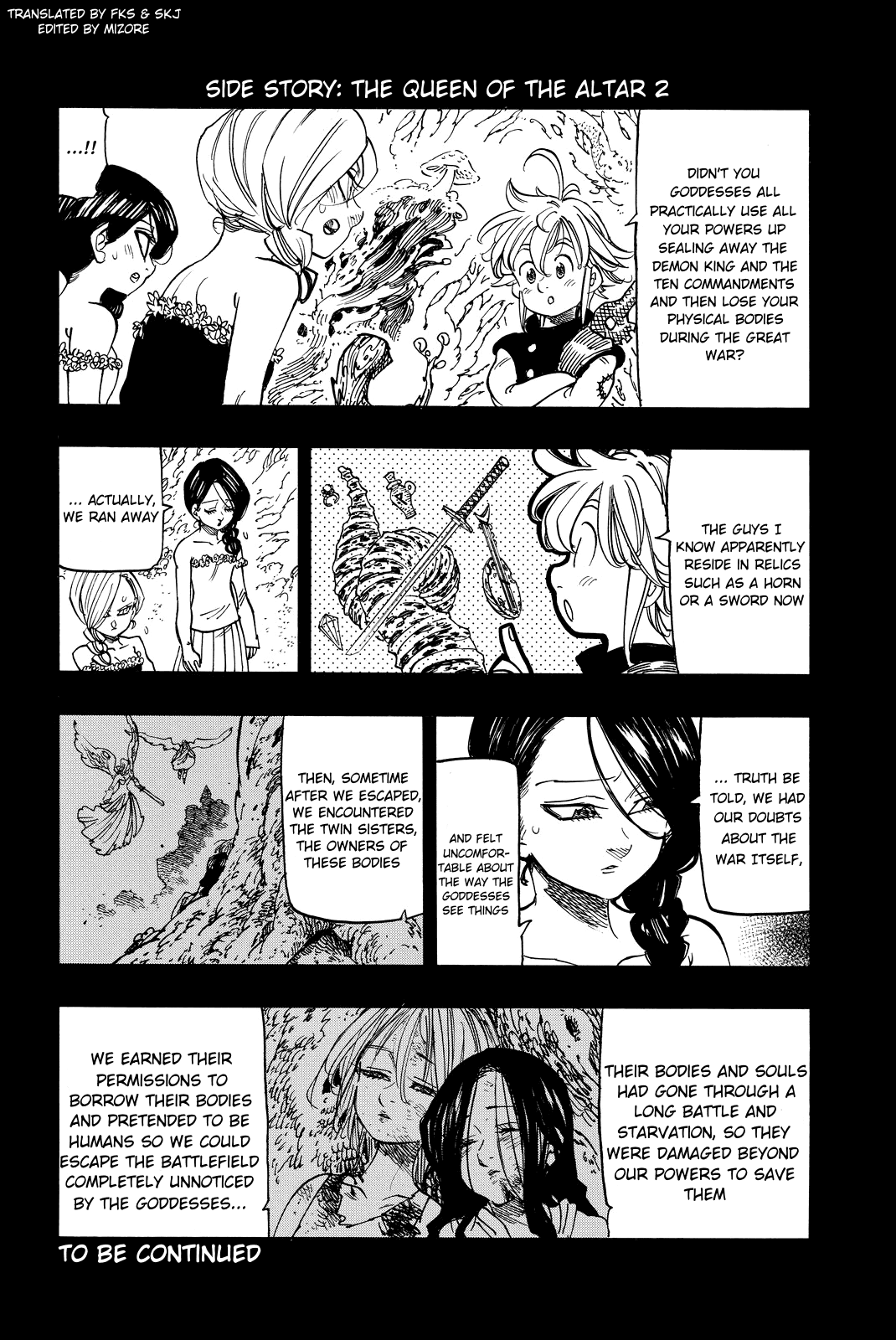 Nanatsu no Taizai Chapter 197.2 page 1 - Chapter 197.2: Side Story: The Queen of the Altar 2