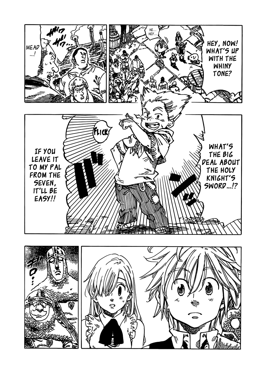 Nanatsu no Taizai Chapter 2 page 14 - Chapter 2: The Holy Knight's Sword