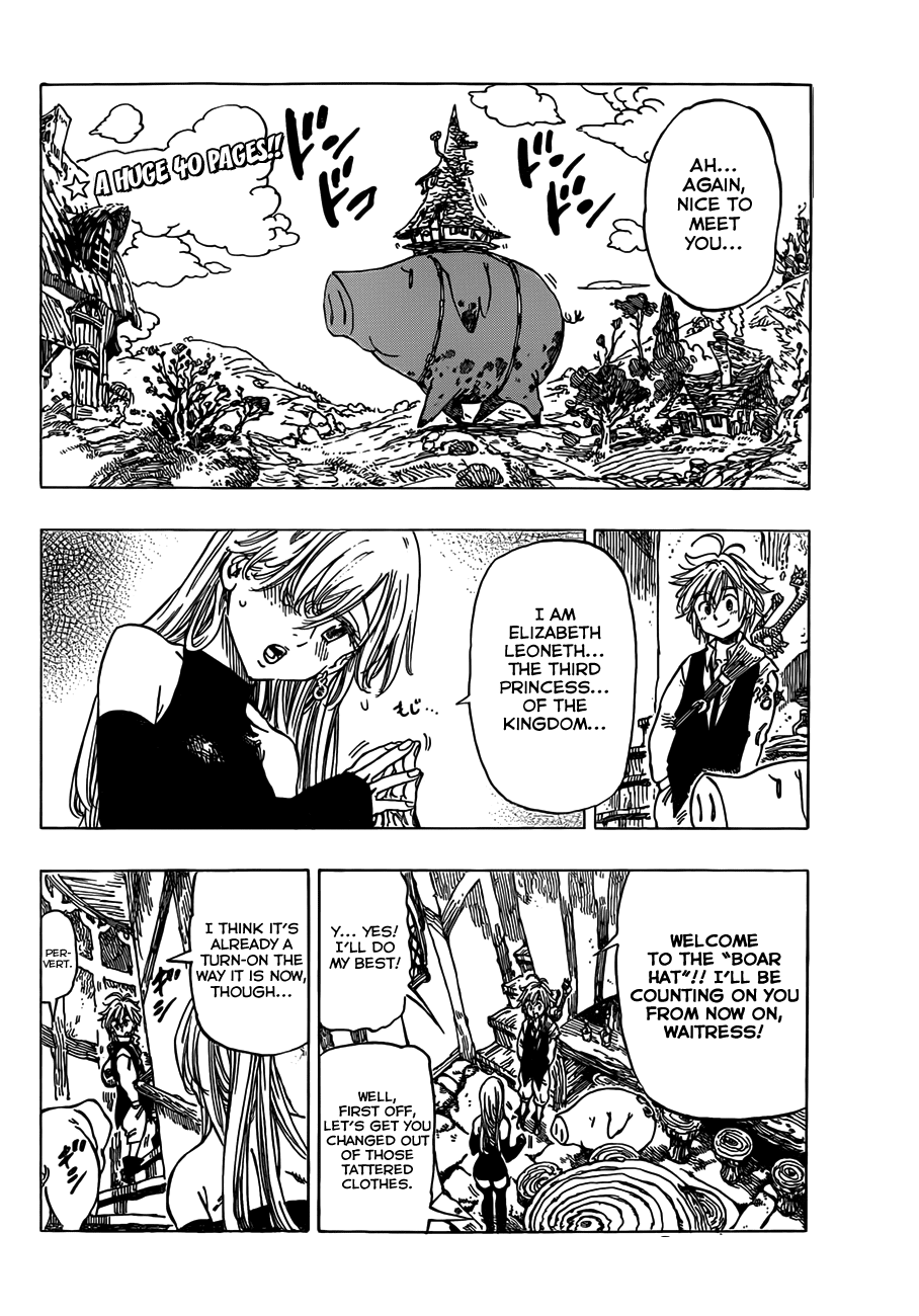 Nanatsu no Taizai Chapter 2 page 3 - Chapter 2: The Holy Knight's Sword