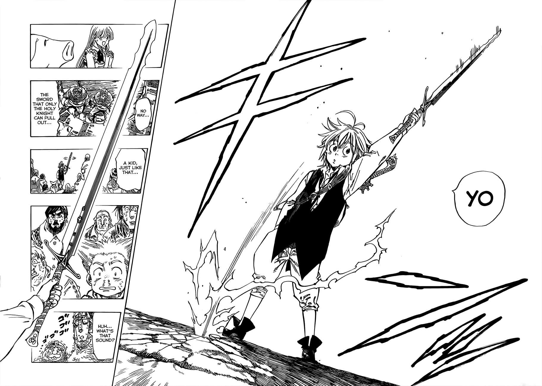 Nanatsu no Taizai Chapter 2 page 35 - Chapter 2: The Holy Knight's Sword