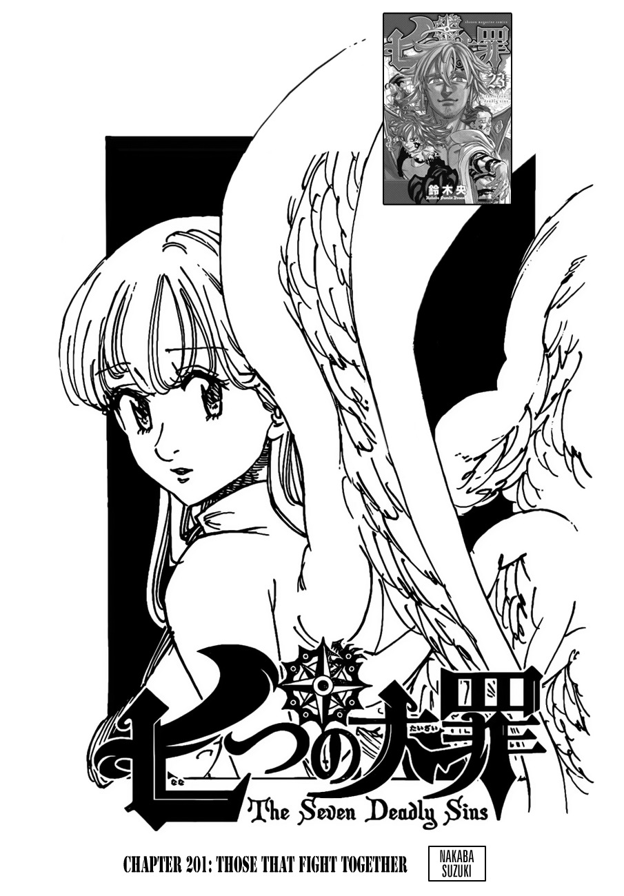 Nanatsu no Taizai Chapter 201 page 1 - Chapter 201 : Comrades in Arms