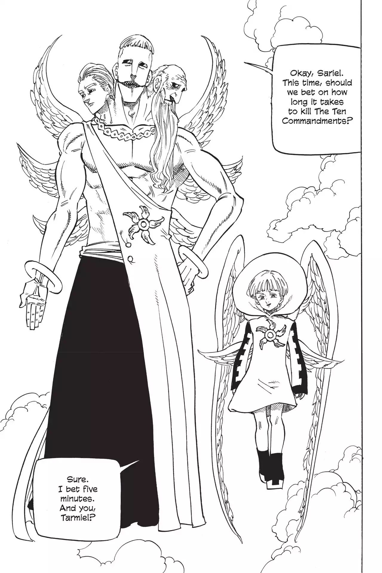 Nanatsu no Taizai Chapter 205 page 3 - Chapter 205: The Ten Commandments vs. The Archangels