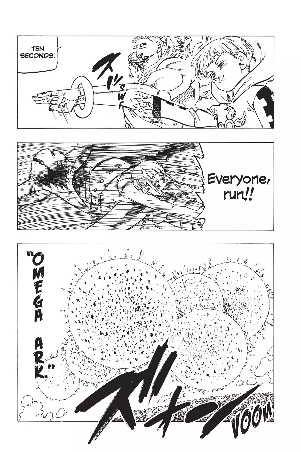 Nanatsu no Taizai Chapter 205 page 4 - Chapter 205: The Ten Commandments vs. The Archangels
