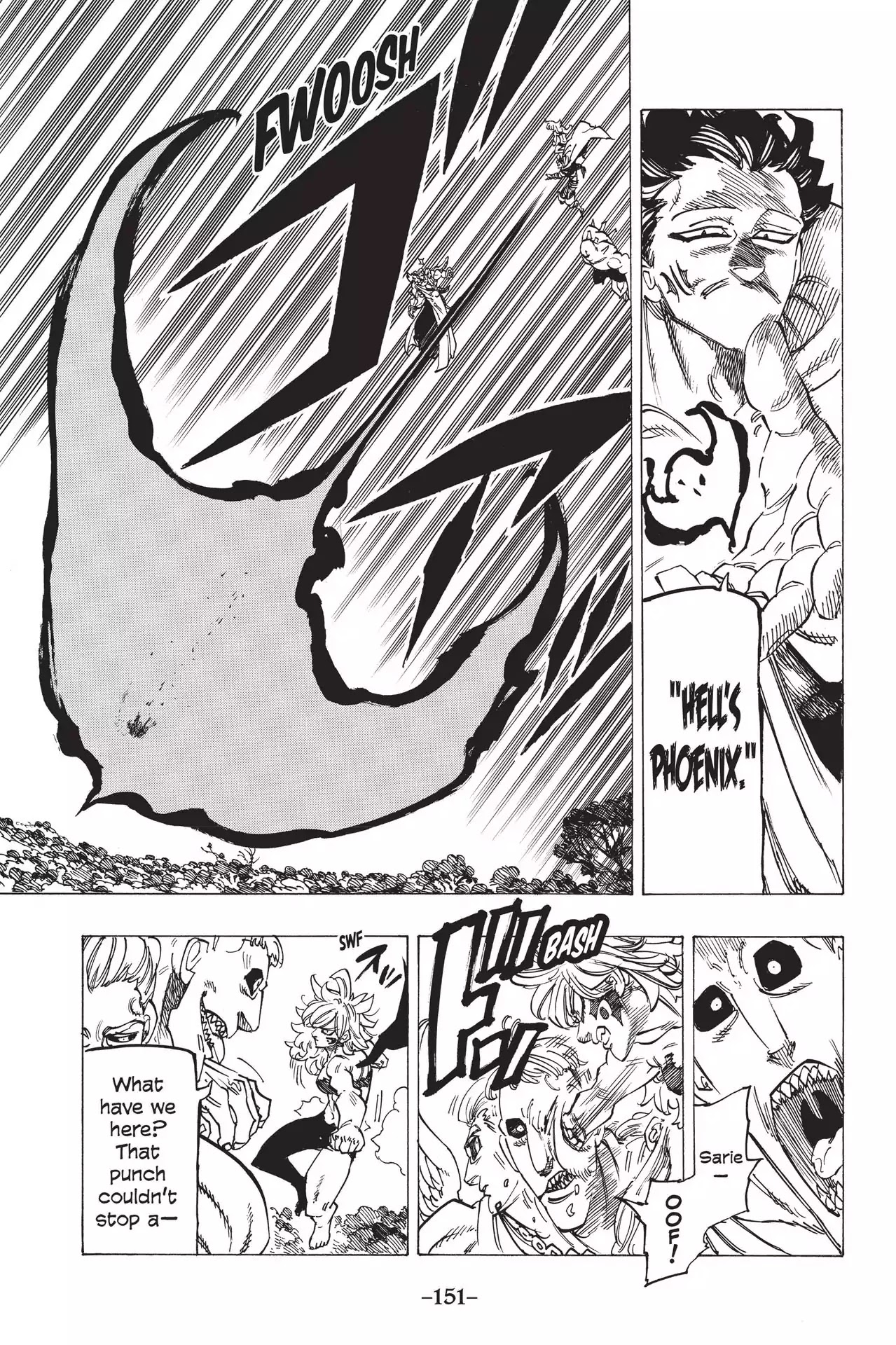 Nanatsu no Taizai Chapter 205 page 7 - Chapter 205: The Ten Commandments vs. The Archangels