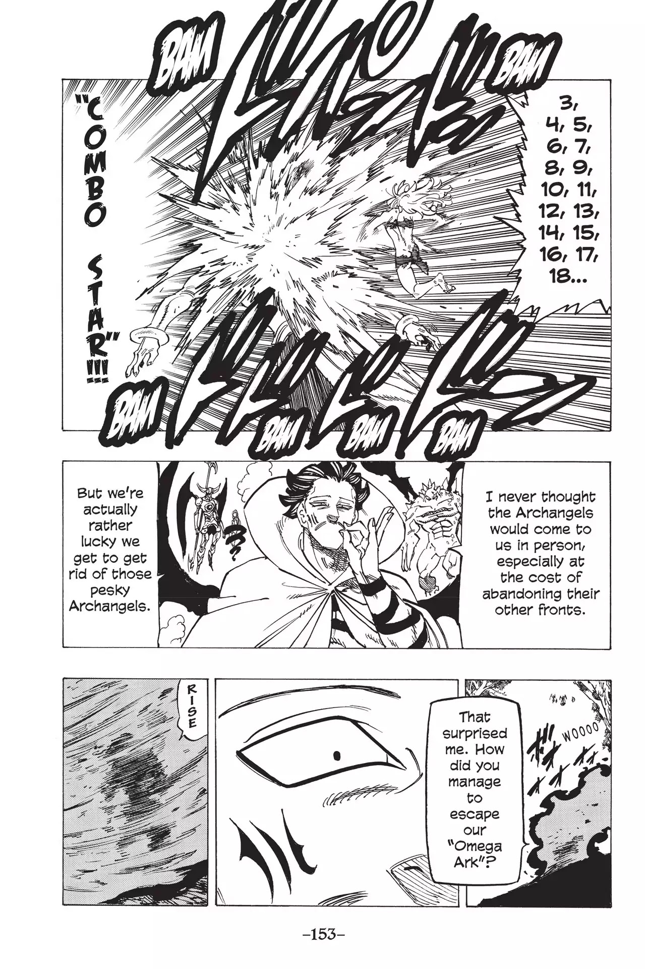 Nanatsu no Taizai Chapter 205 page 9 - Chapter 205: The Ten Commandments vs. The Archangels