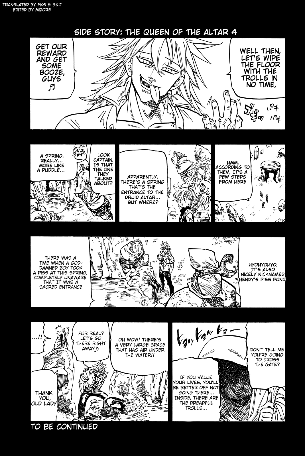 Nanatsu no Taizai Chapter 206.3 page 1 - Chapter 206.3: Side Story: The Queen of the Altar 4