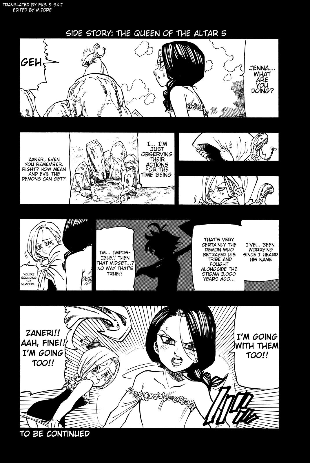 Nanatsu no Taizai Chapter 206.4 page 1 - Chapter 206.4: Side Story: The Queen of the Altar 5