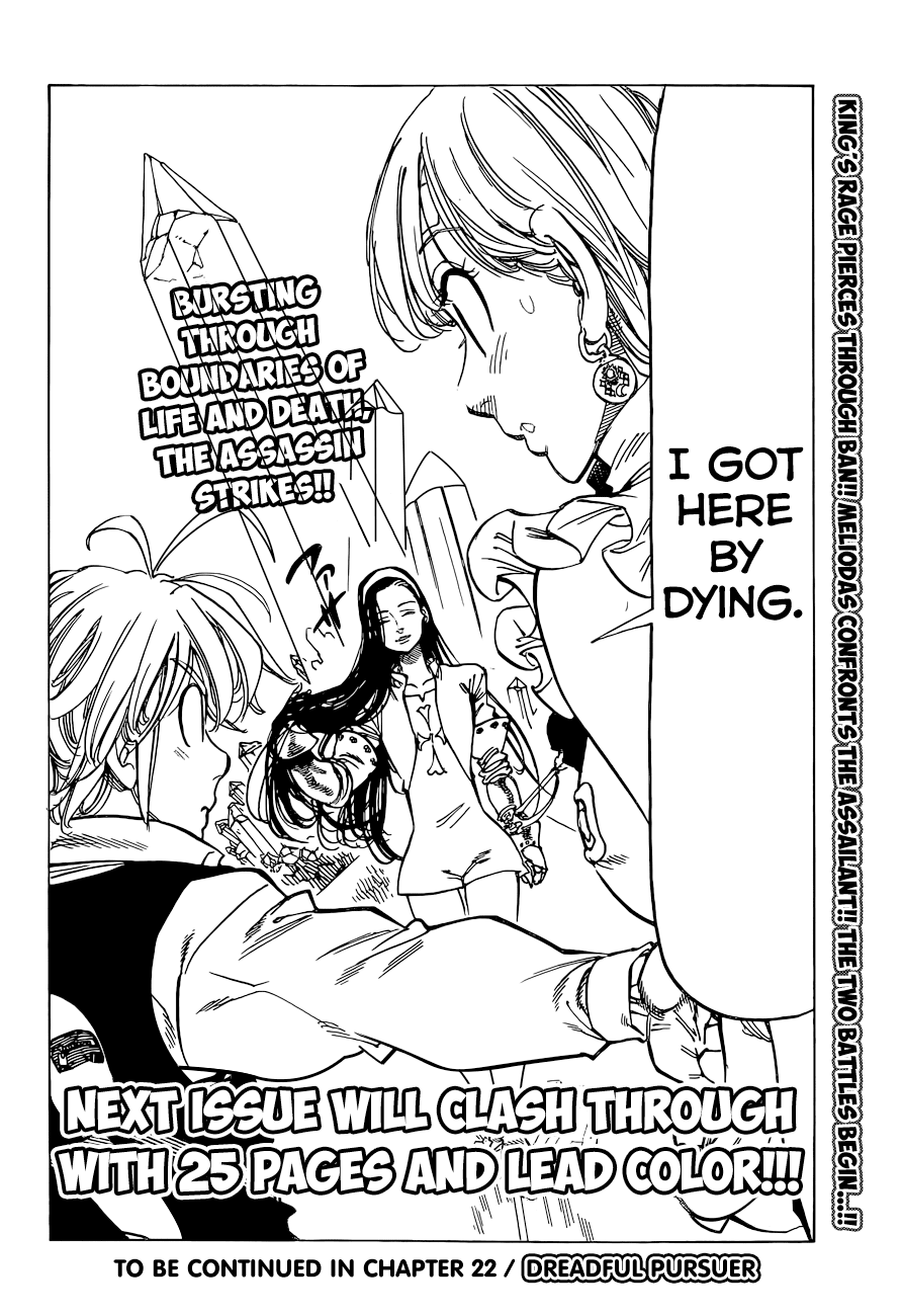 Nanatsu no Taizai Chapter 21 page 21 - Chapter 21: Revenge Knight